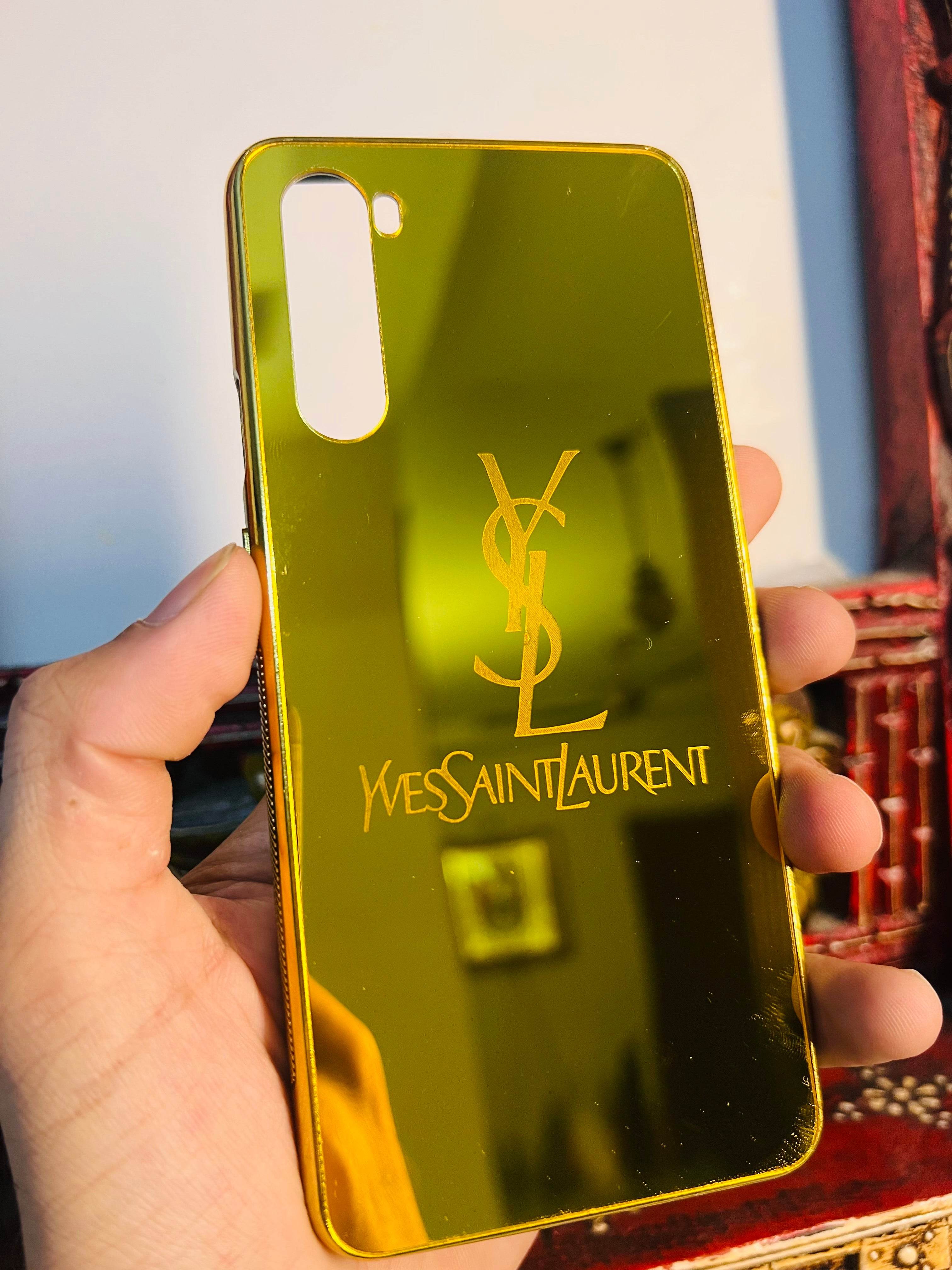 OnePlus Nord Gold Plated Back Case Cover - Yes Saint Laurent - Guleel