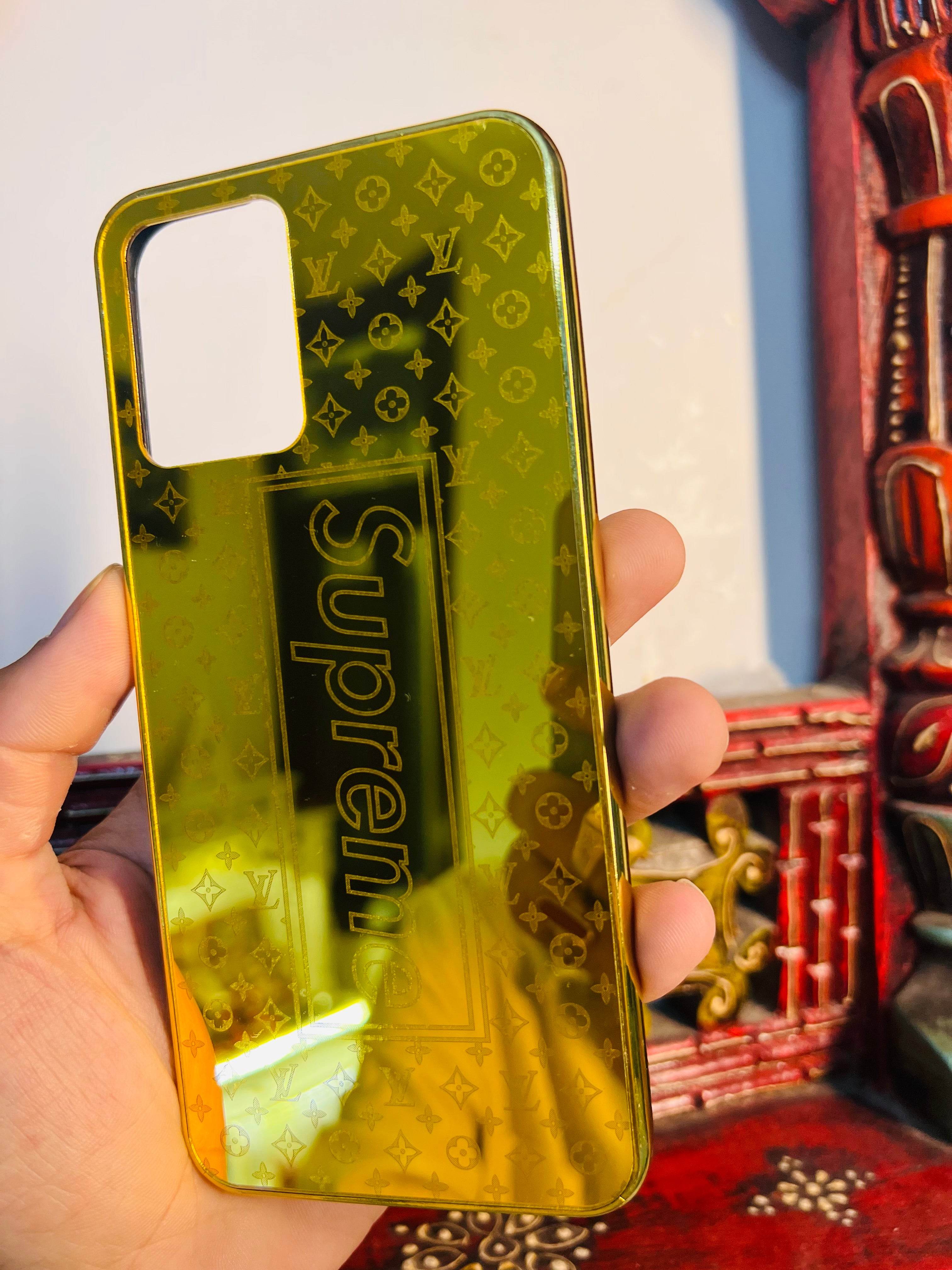 Premium Gold Plated Back Case Cover - Supreme LV Mix - Guleel