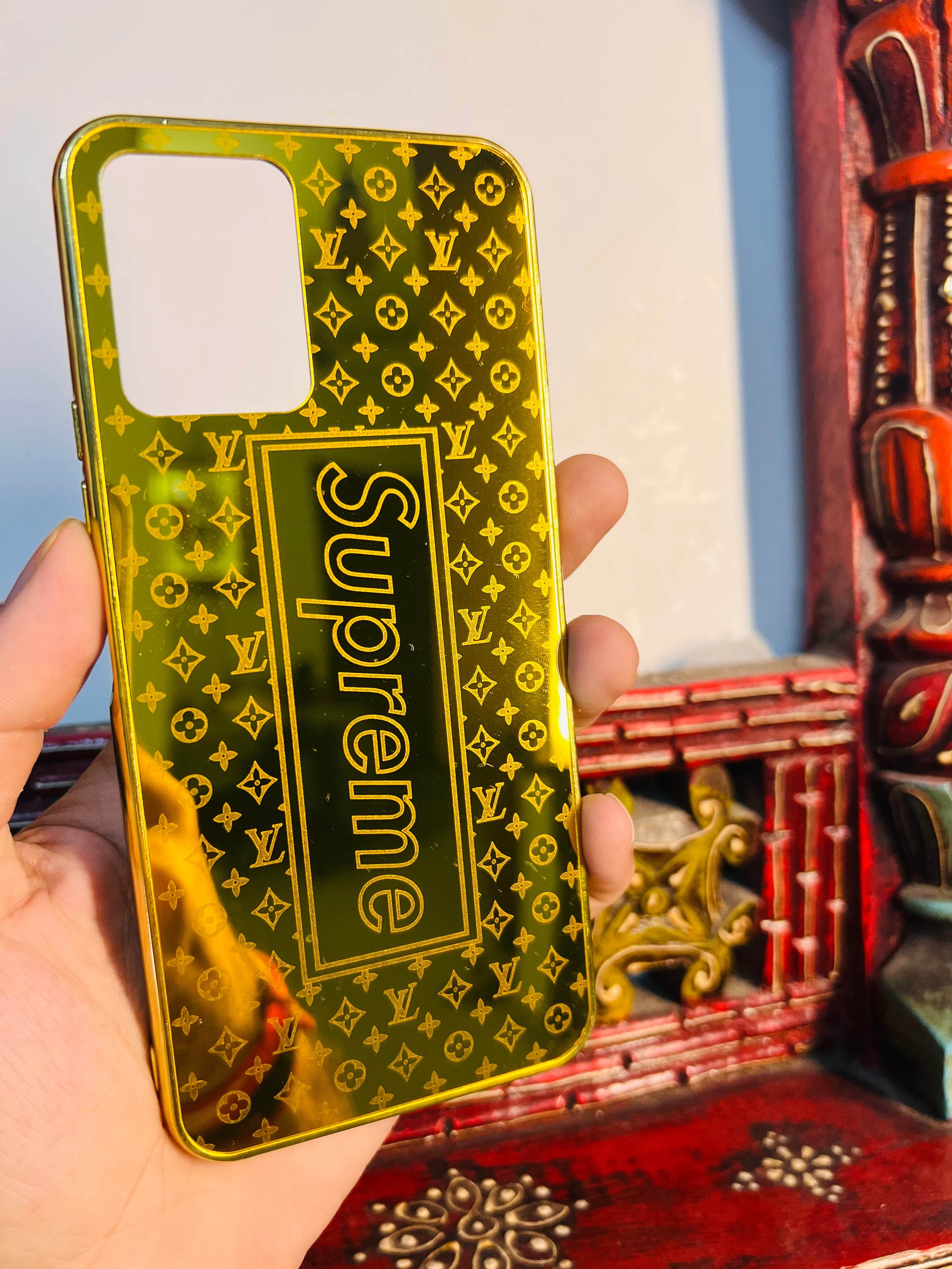 Premium Gold Plated Back Case Cover - Supreme LV Mix - Guleel