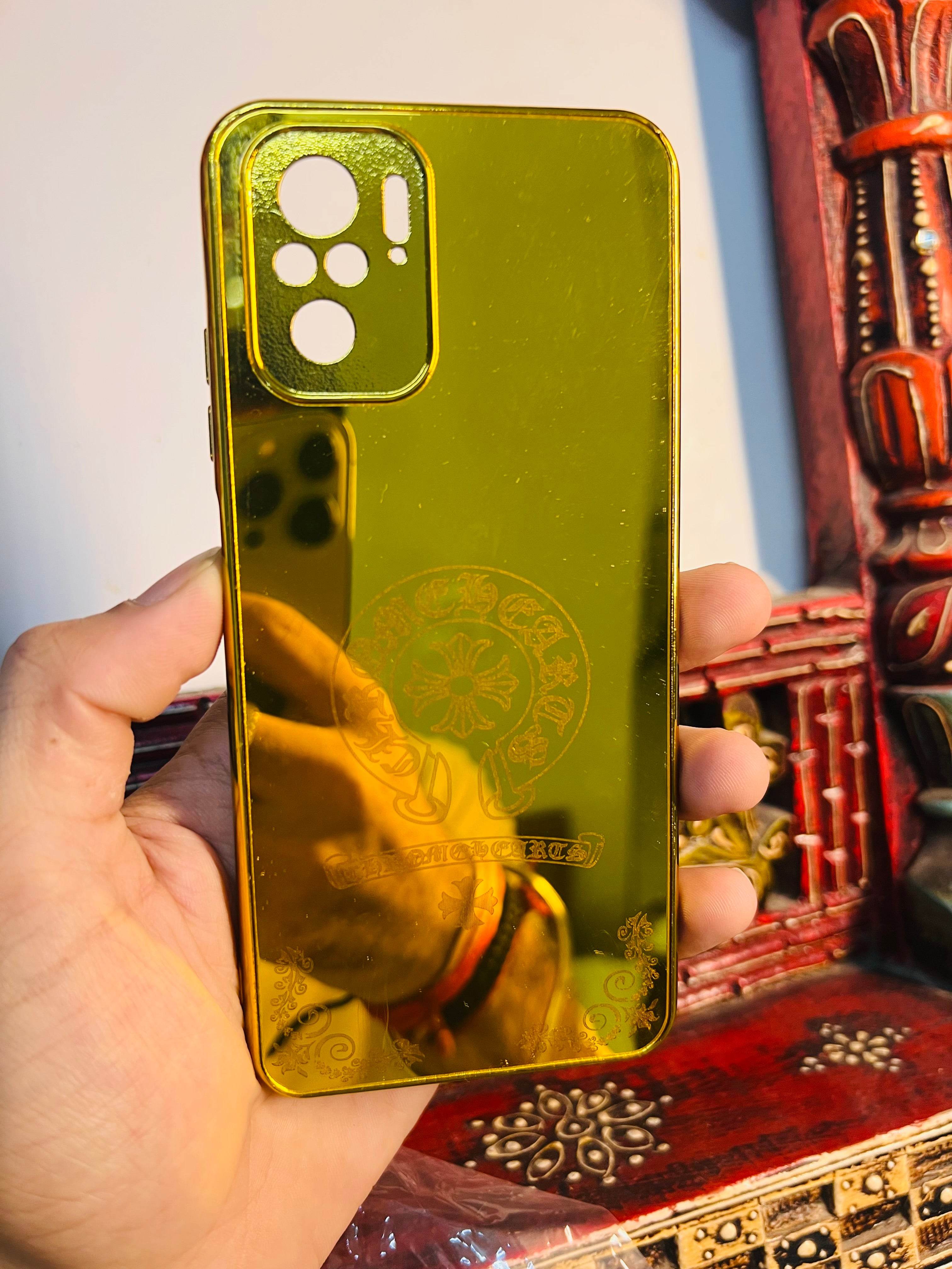 Redmi Note 10/10s Premium Gold Plated Back Case Cover - Designer - Guleel
