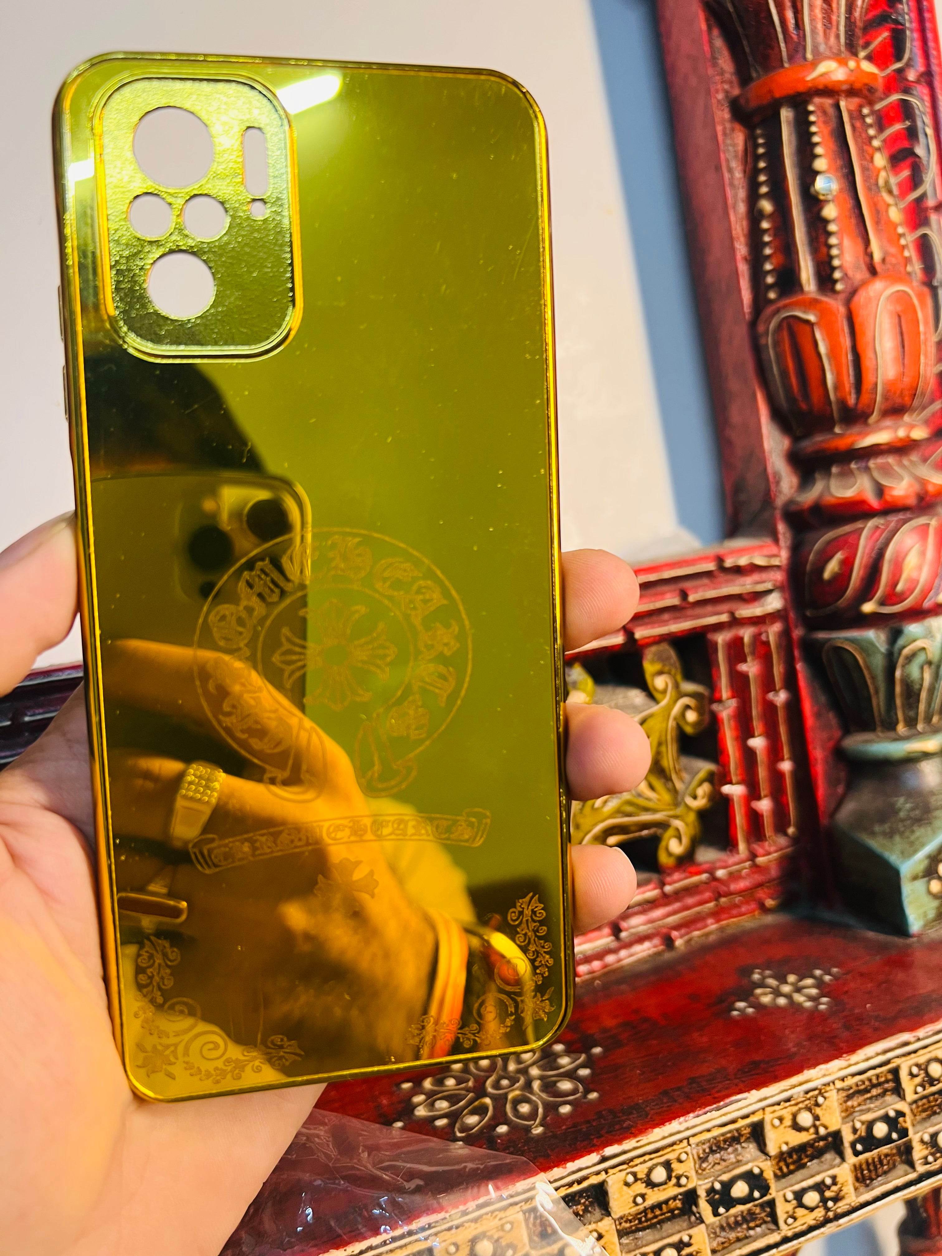 Redmi Note 10/10s Premium Gold Plated Back Case Cover - Designer - Guleel