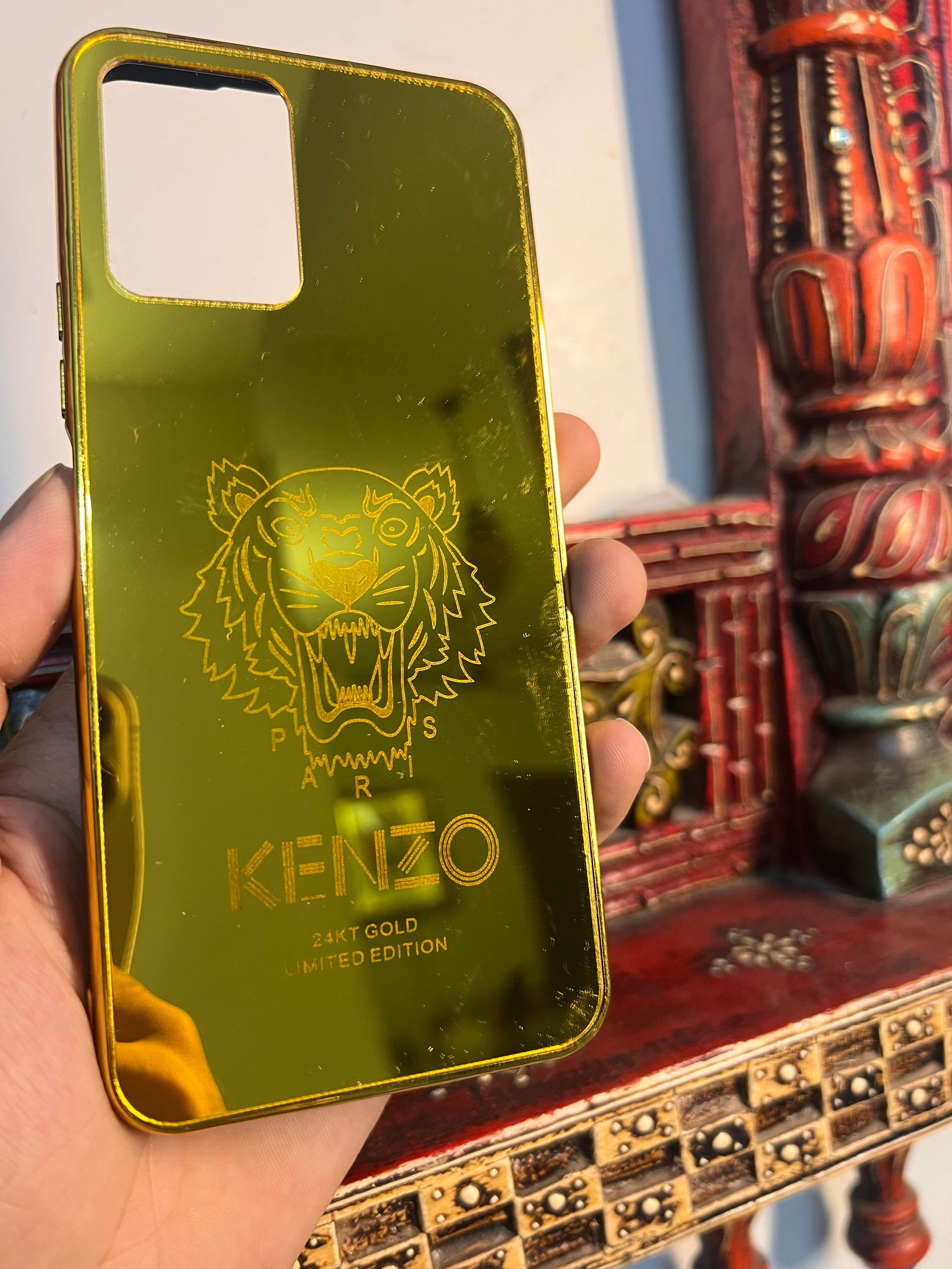 Premium Gold Plated Back Case Cover - Kenzo - Guleel