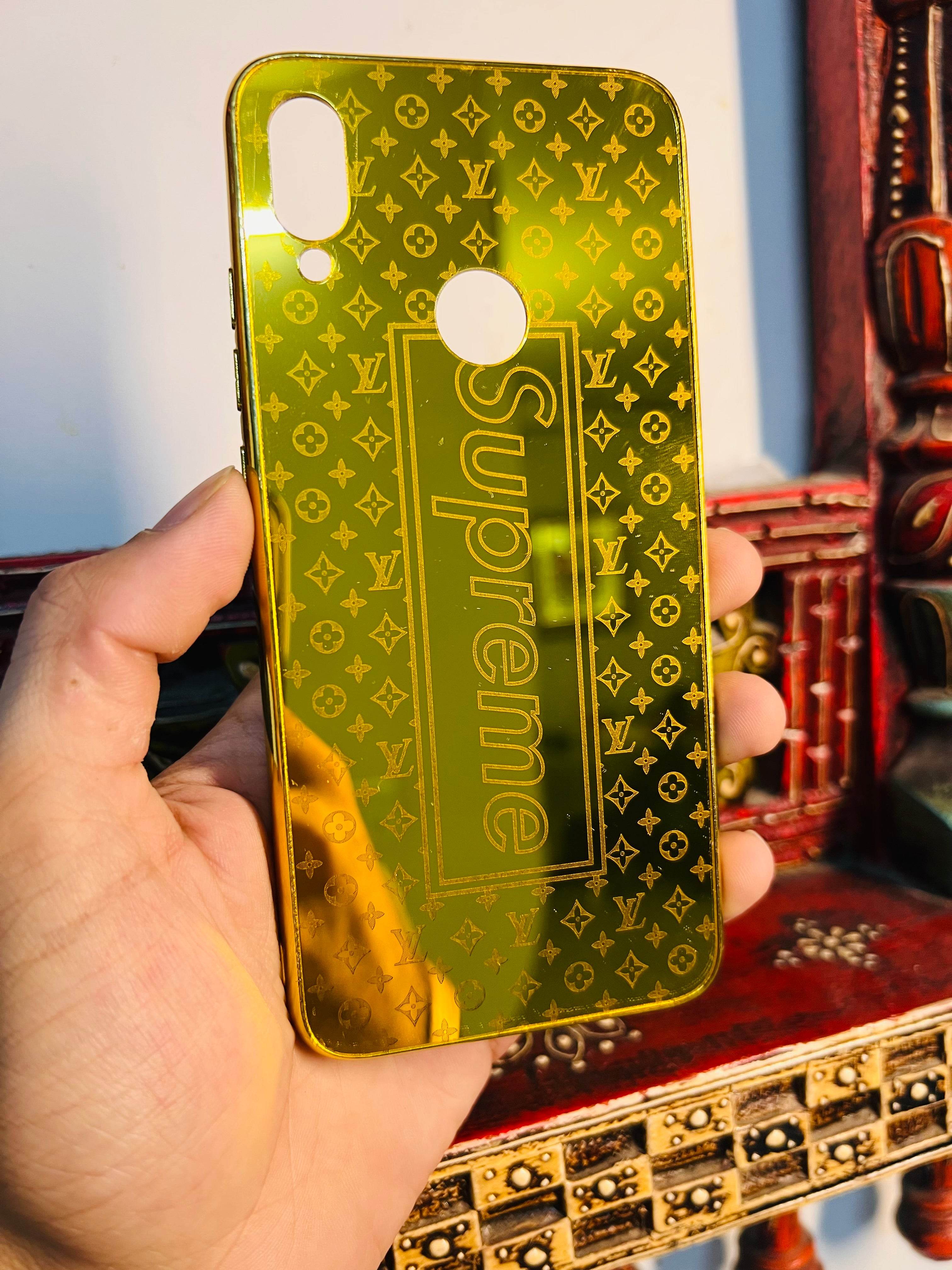 Premium Gold Plated Back Case Cover - Supreme LV Mix - Guleel