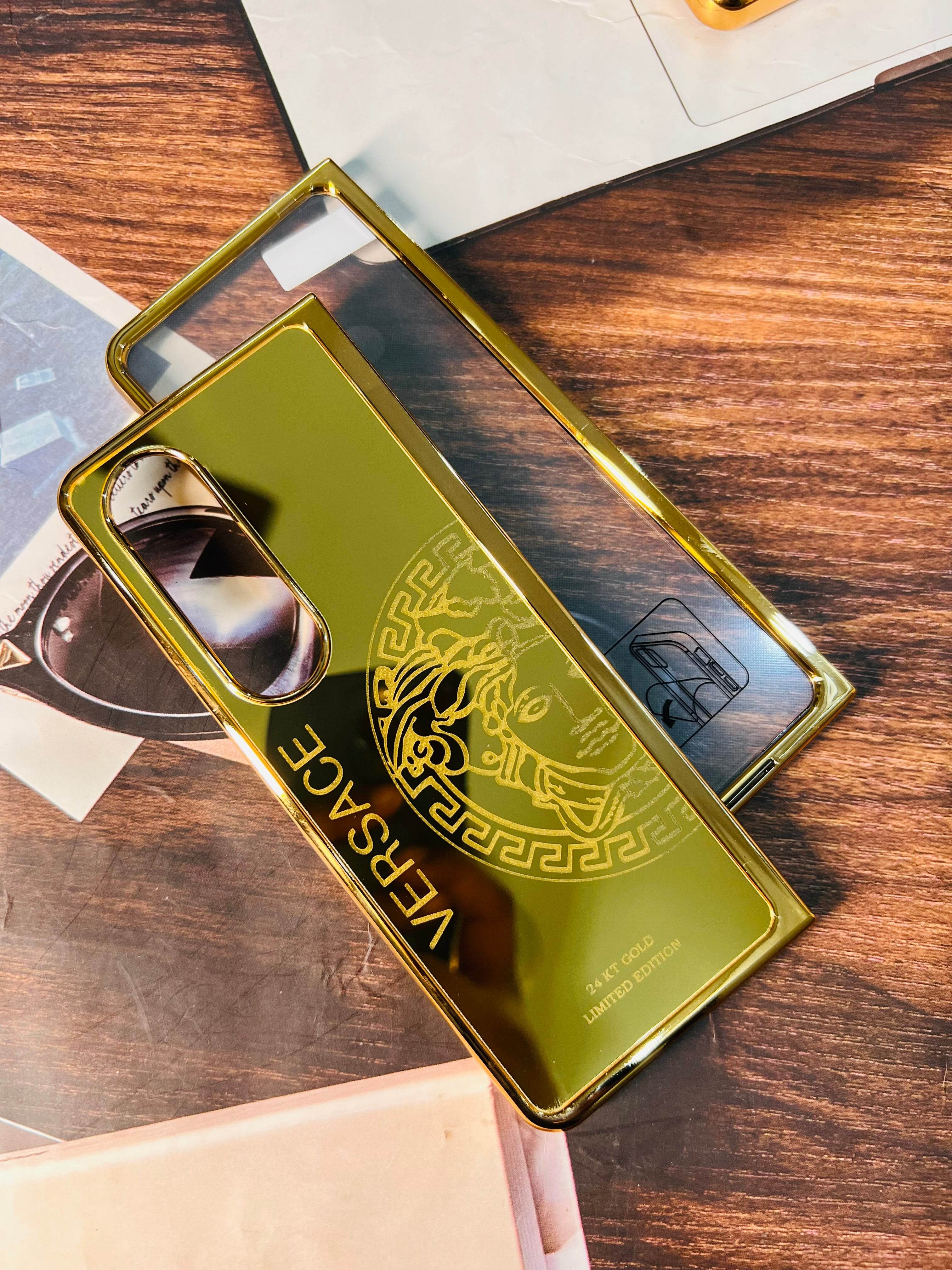 Versace Iphone 12 Pro Max Gold Plated Price Samsung Galaxy Z Fold