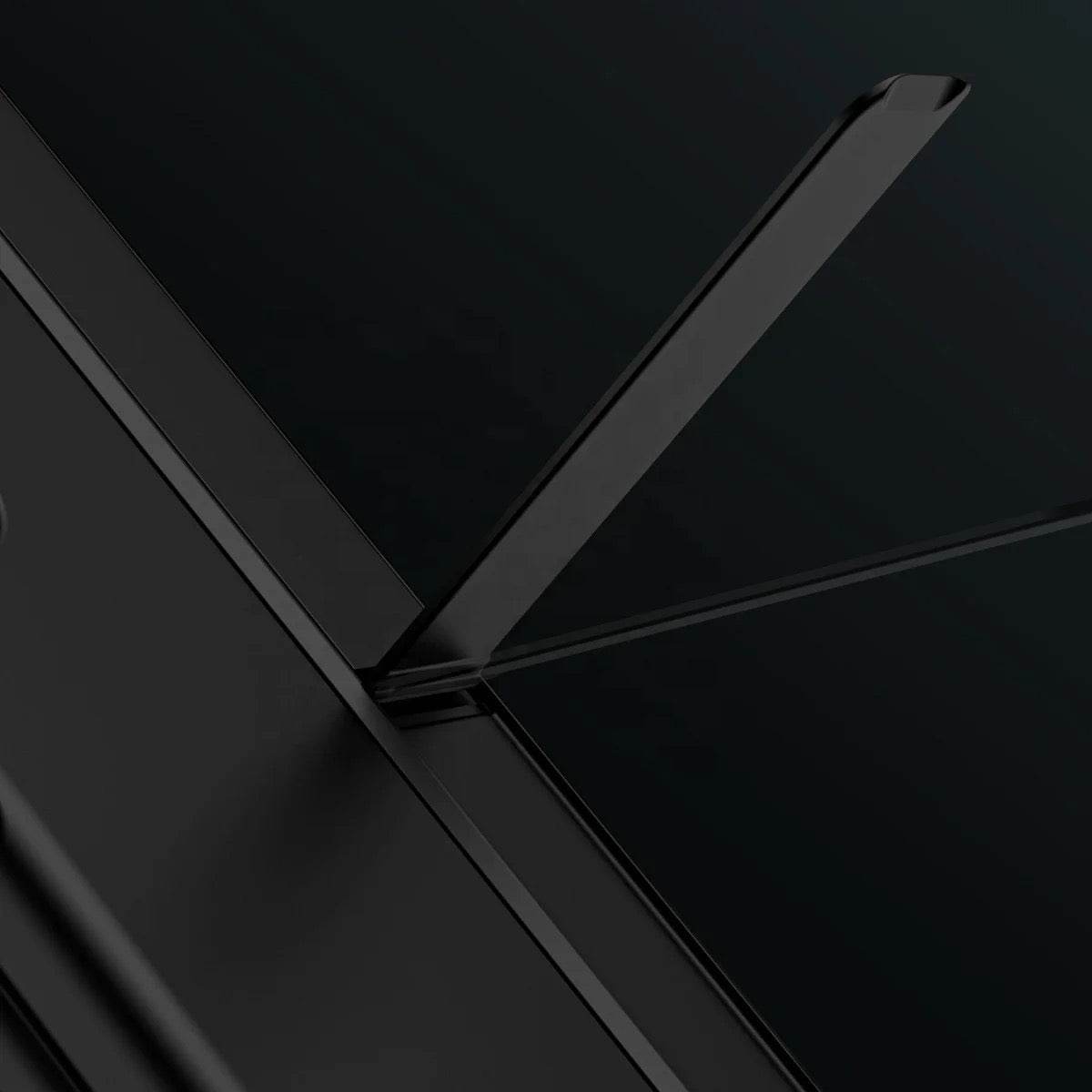 Samsung Galaxy Z Fold 3 Premium Shockproof Stand Holder with FREE Pen Mobile Cover - Black - Guleel