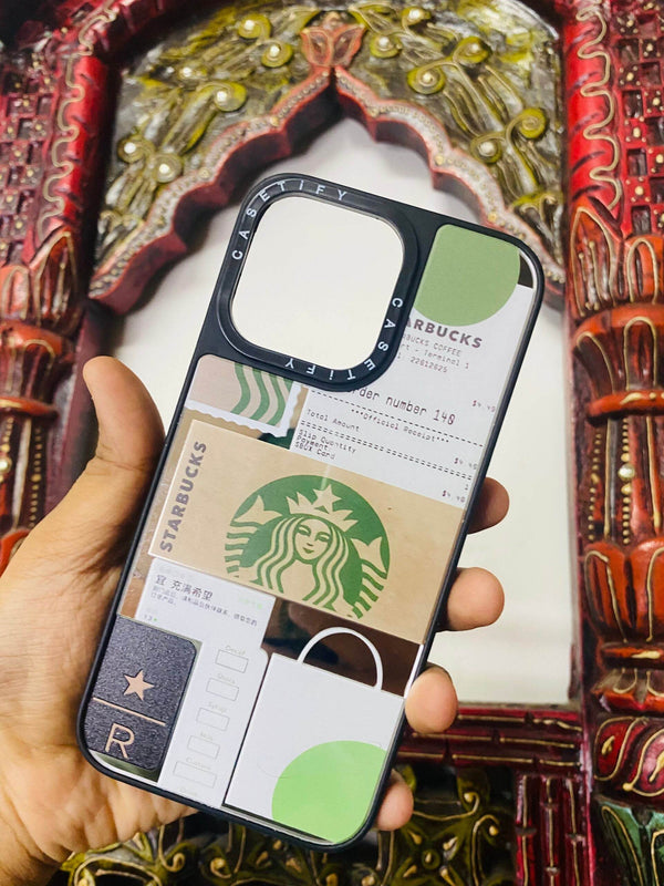 iPhone 12 Pro Max Premium Casetify Starbucks Mirror Finish Case - Guleel