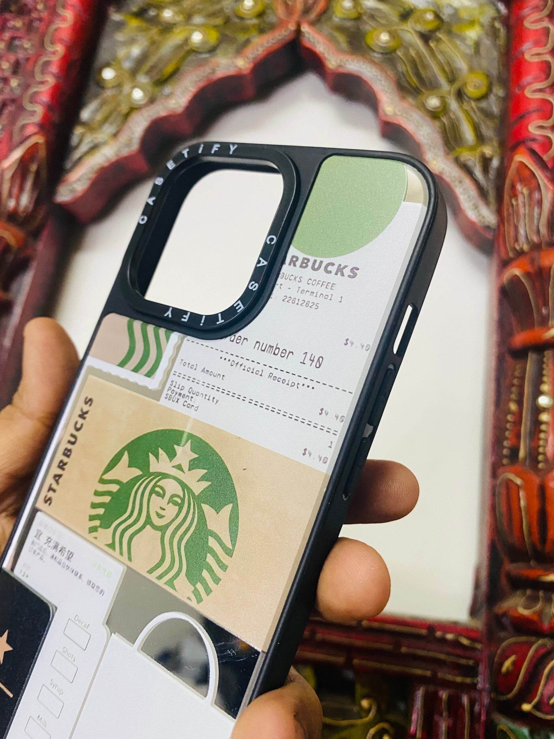 iPhone 12 Pro Max Premium Casetify Starbucks Mirror Finish Case - Guleel