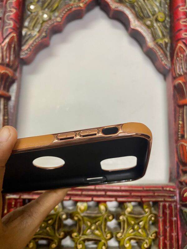 iPhone 11 Premium Leather Finish Case - Brown - Guleel