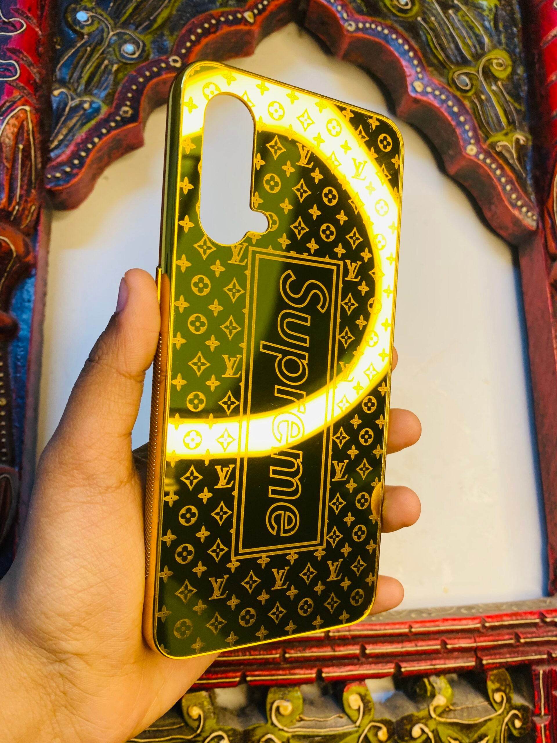 OnePlus Nord CE 5G Premium Gold Plated Mirror Finish Case - Supreme LV Mix - Guleel