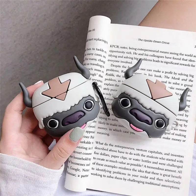 Airpod's 2 Cute Cartoon Silicone Apple Airpod's Case Cover ( Airpods Not Included ) Multicolor Monster - Guleel