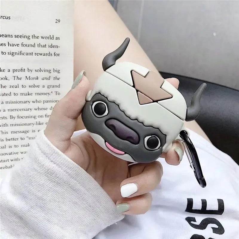 Airpod's Pro Cute Cartoon Silicone Apple Airpod's Case Cover ( Airpods Not Included ) Multicolor Monster - Guleel