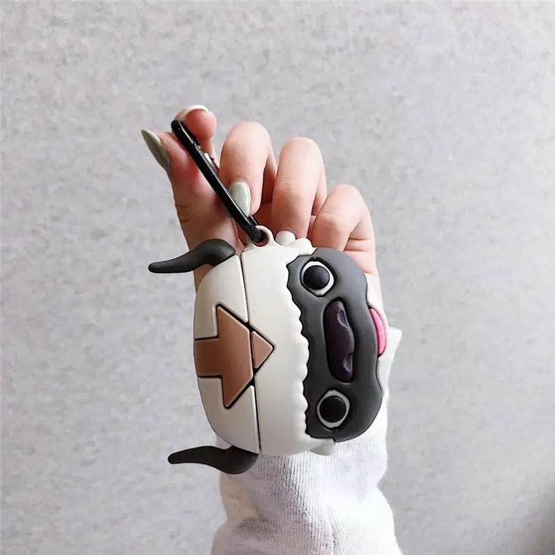 Airpod's 2 Cute Cartoon Silicone Apple Airpod's Case Cover ( Airpods Not Included ) Multicolor Monster - Guleel