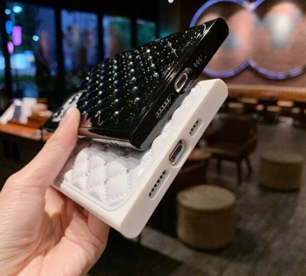 Premium Shockproof Diamond Back Cover - Lavender - Guleel