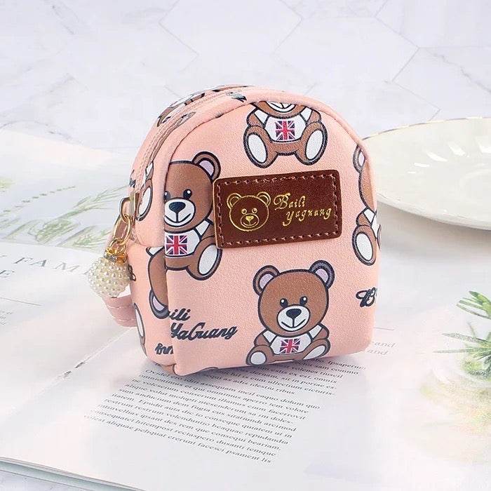 Universal Cartoon Accessories Organizer Case Cover for Portable Charger, Cables, Earphone, Cord, SD Card - Cream - Guleel
