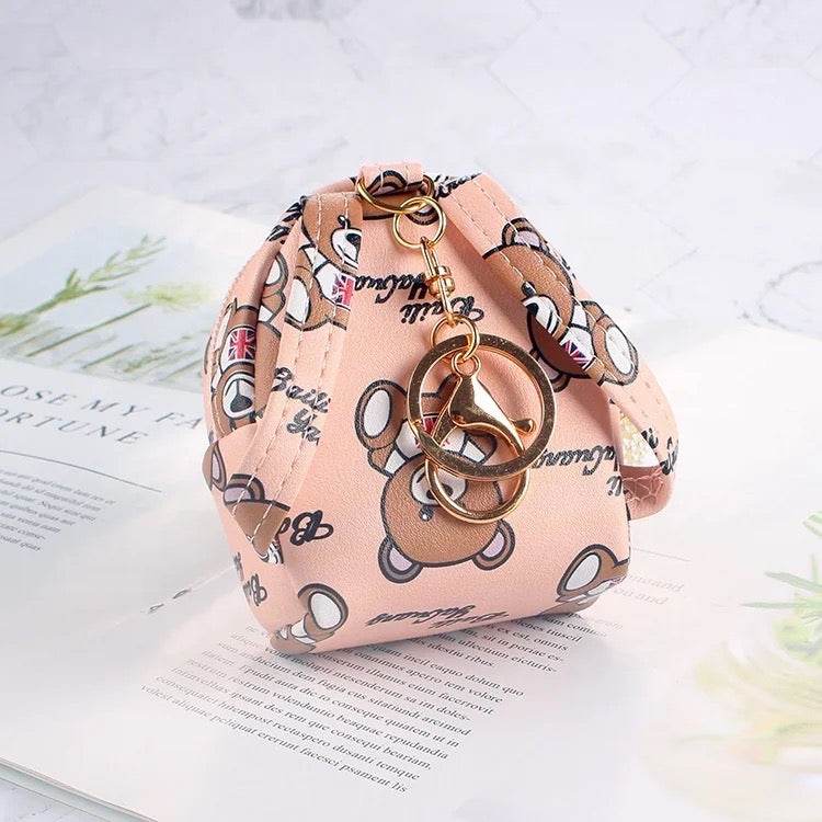 Universal Cartoon Accessories Organizer Case Cover for Portable Charger, Cables, Earphone, Cord, SD Card - Cream - Guleel