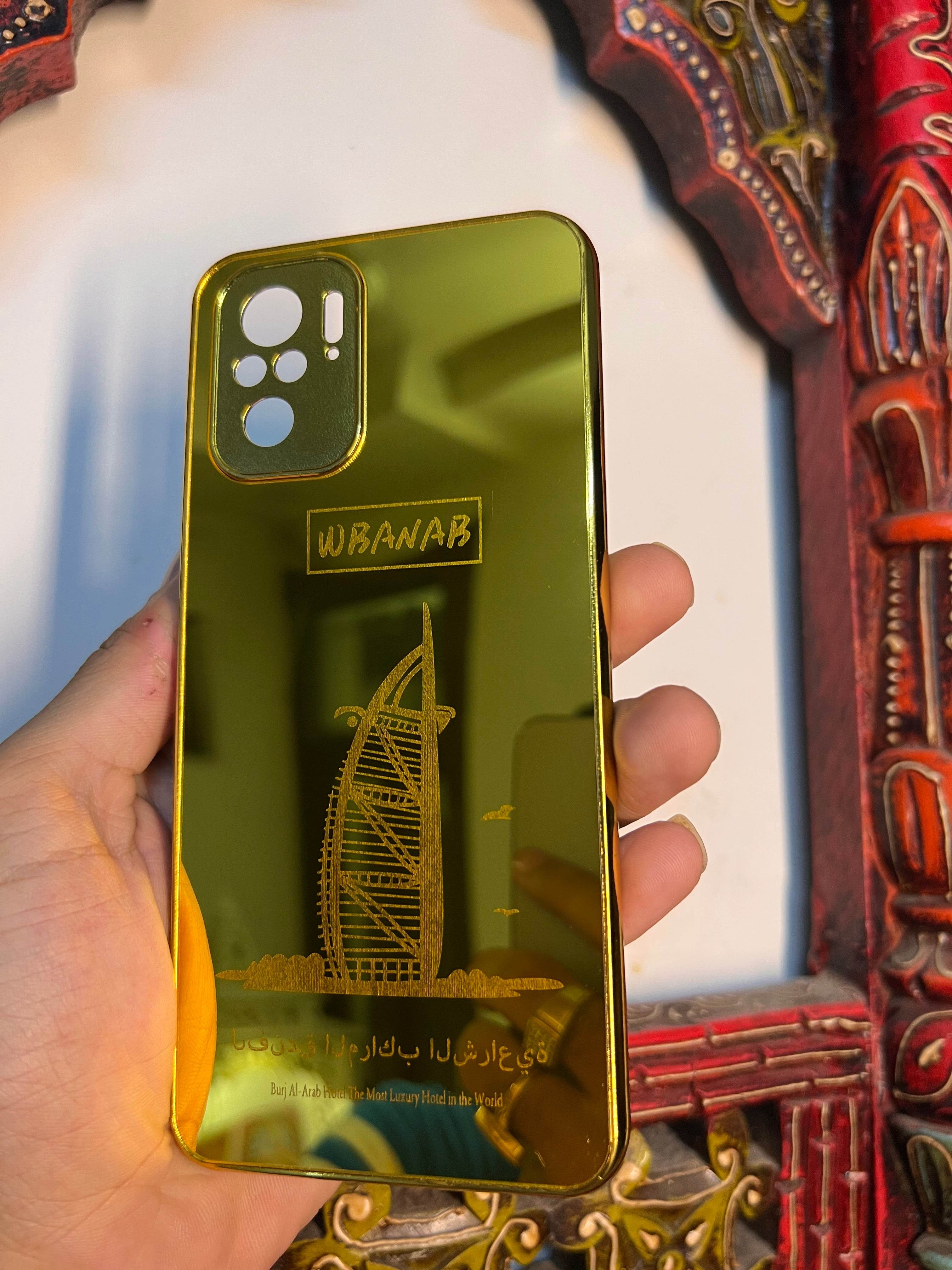 Premium Gold Plated Mirror Finish Case Cover - Ship - Guleel