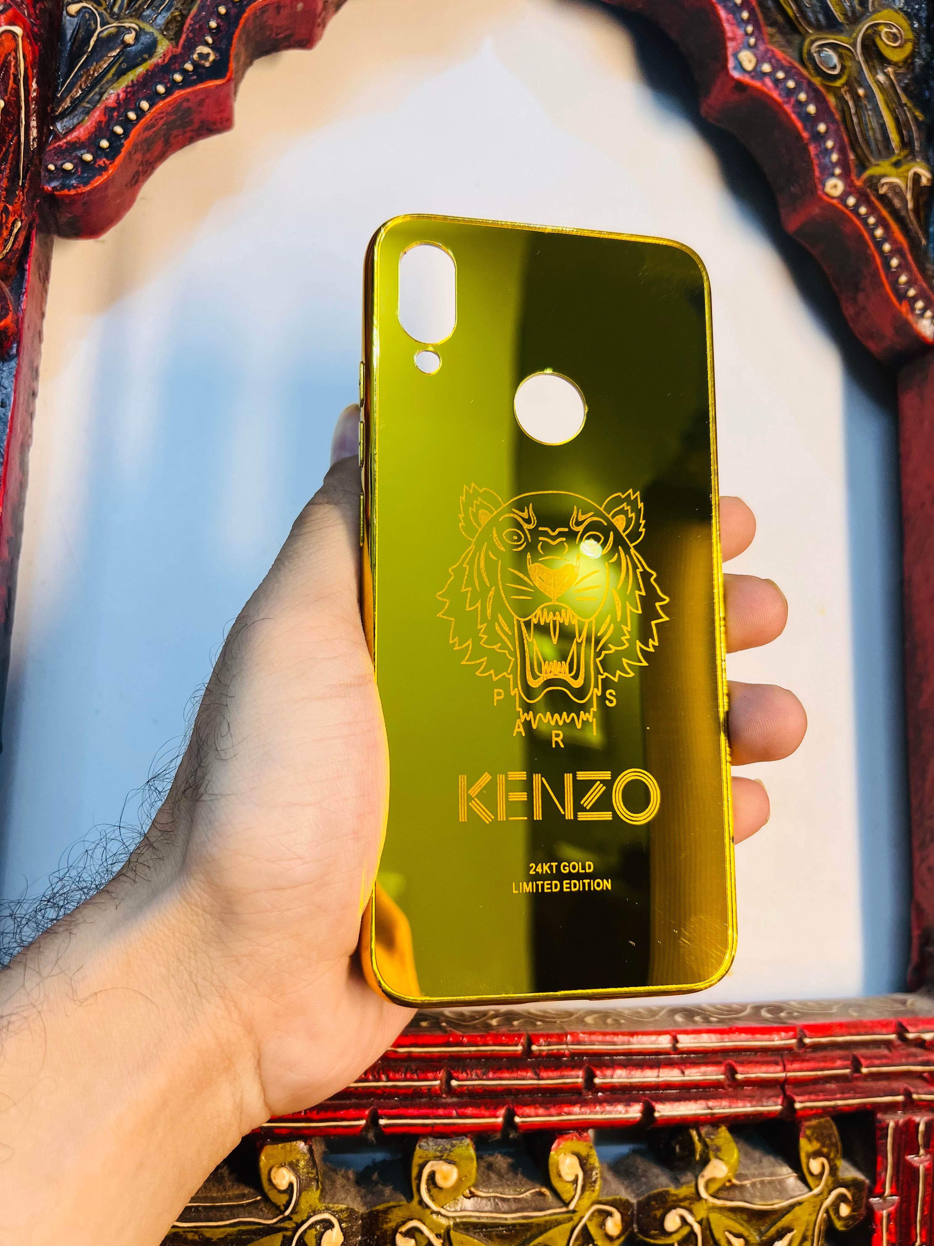 Premium Gold Plated Mirror Finish Case Cover - Kenzo - Guleel