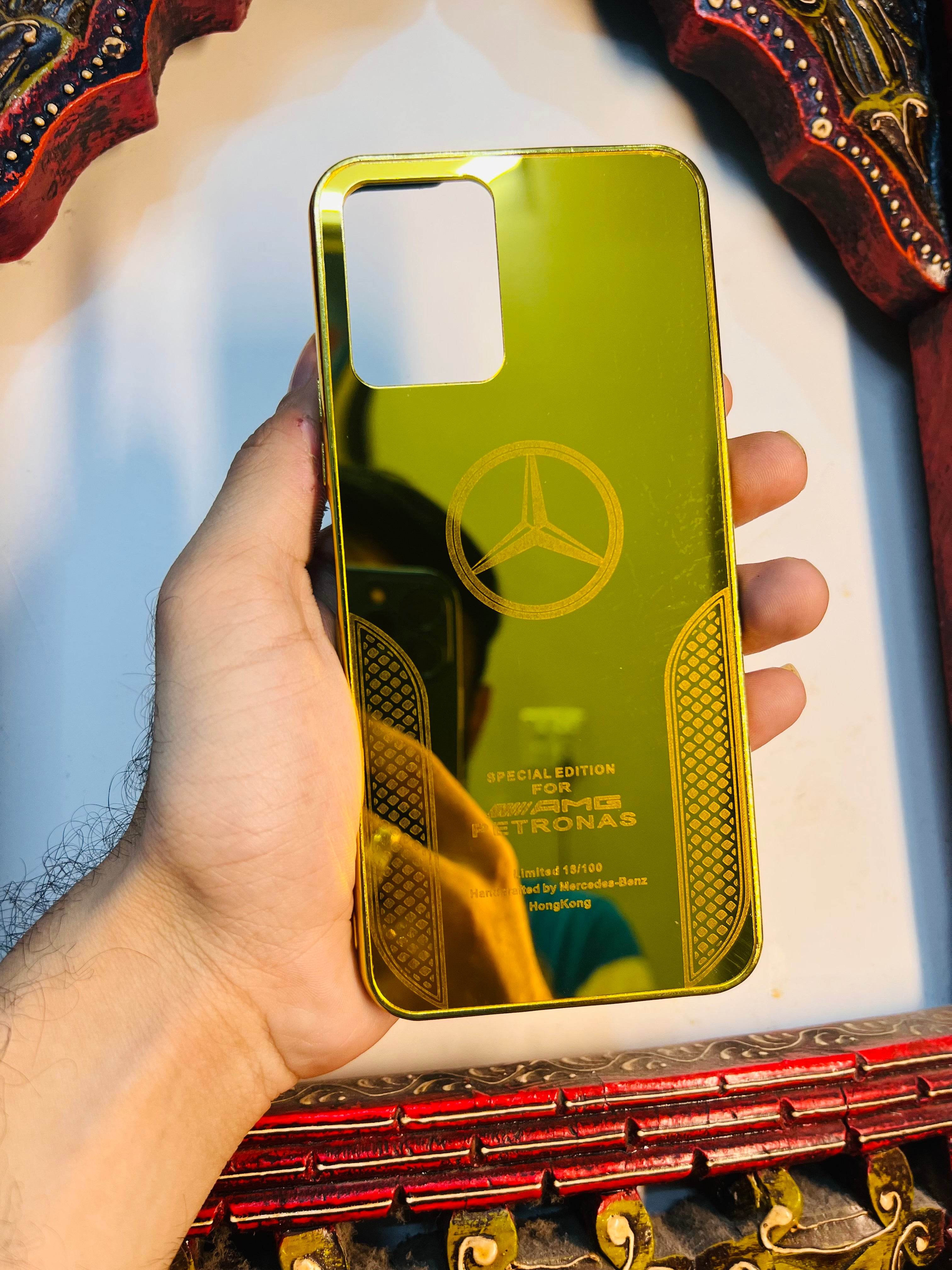 Premium Gold Plated Mirror Finish Case Cover - Special Edition - Guleel