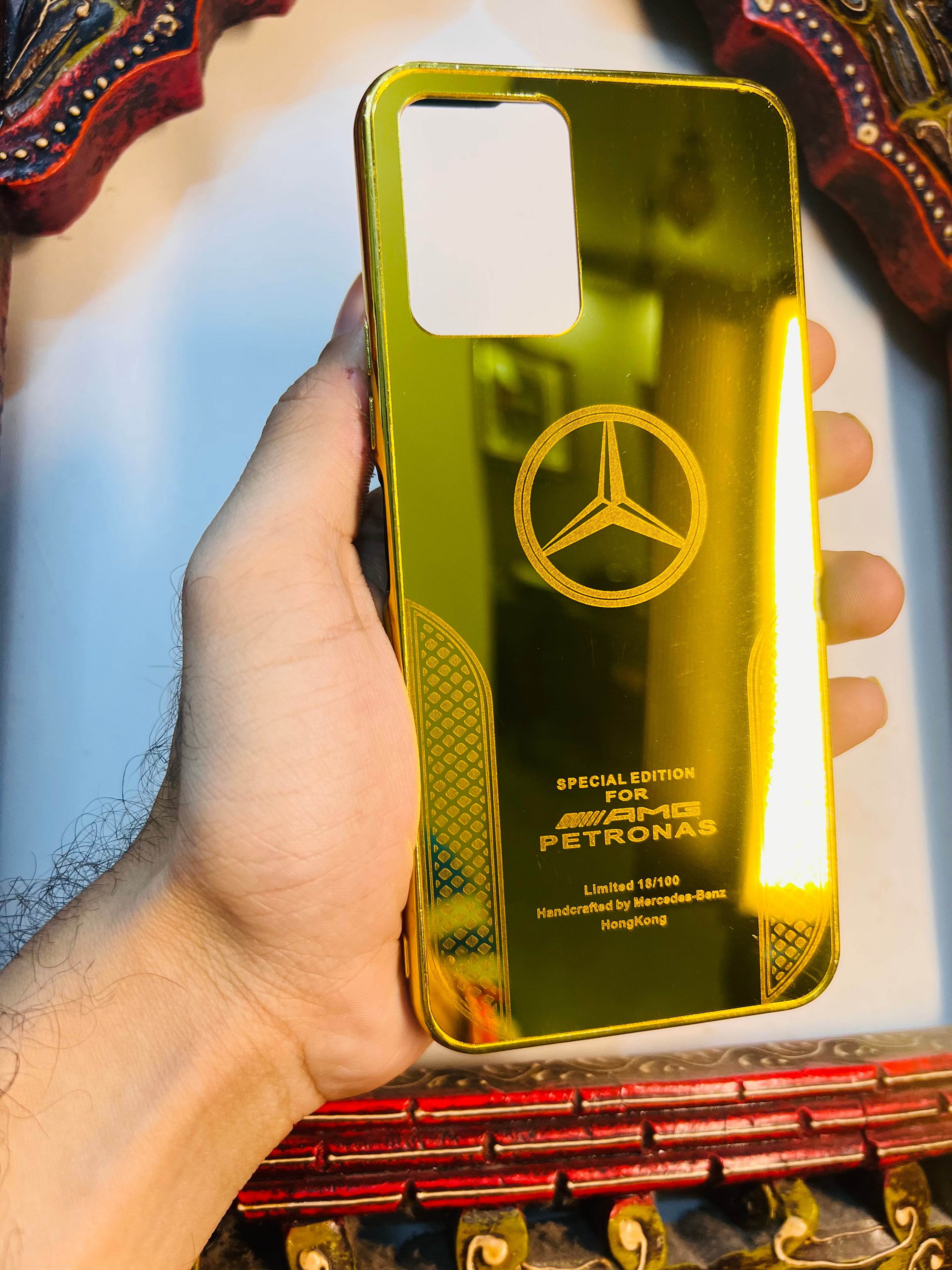 Premium Gold Plated Mirror Finish Case Cover - Special Edition - Guleel