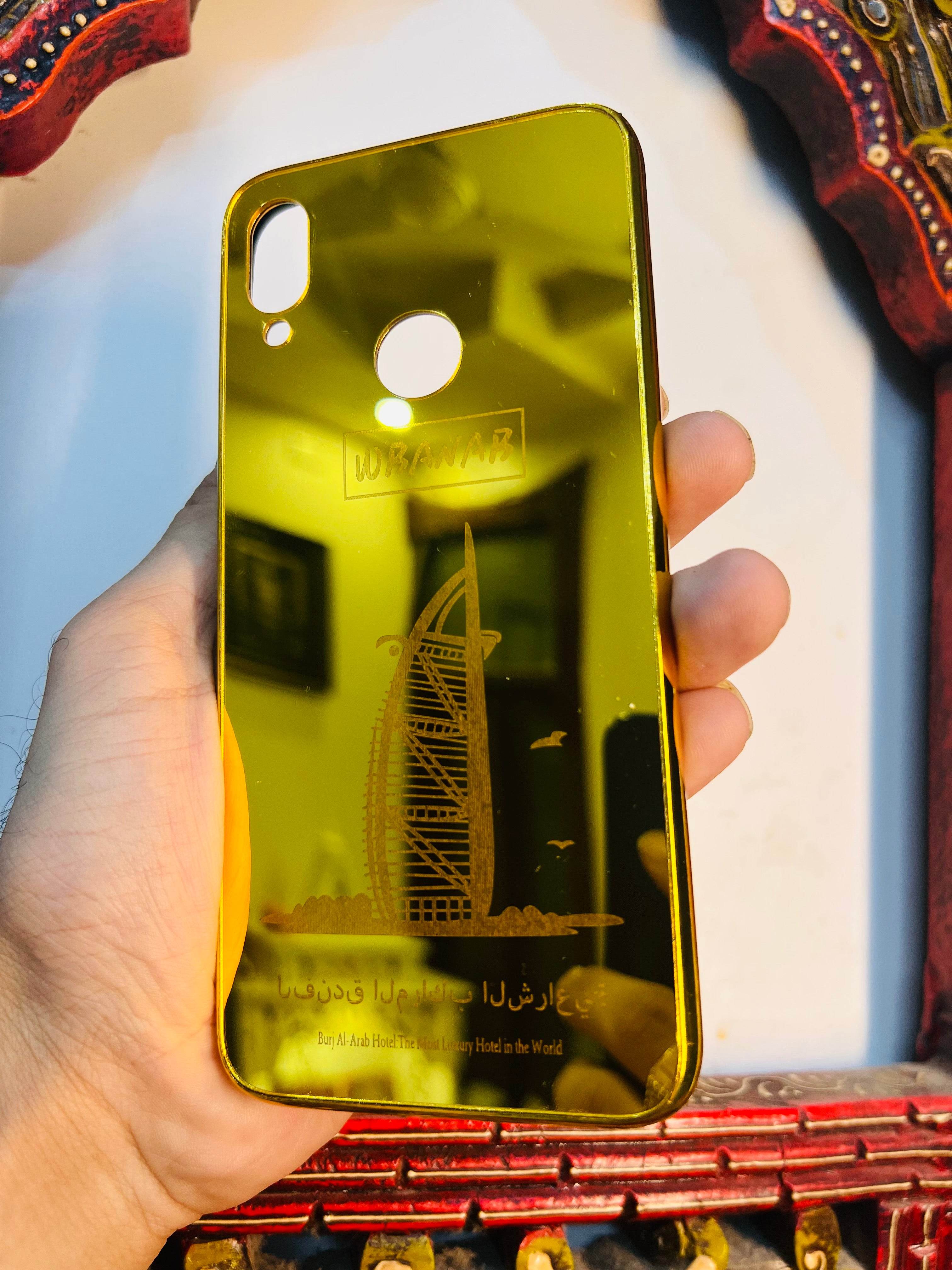 Premium Gold Plated Mirror Finish Case Cover - Ship - Guleel