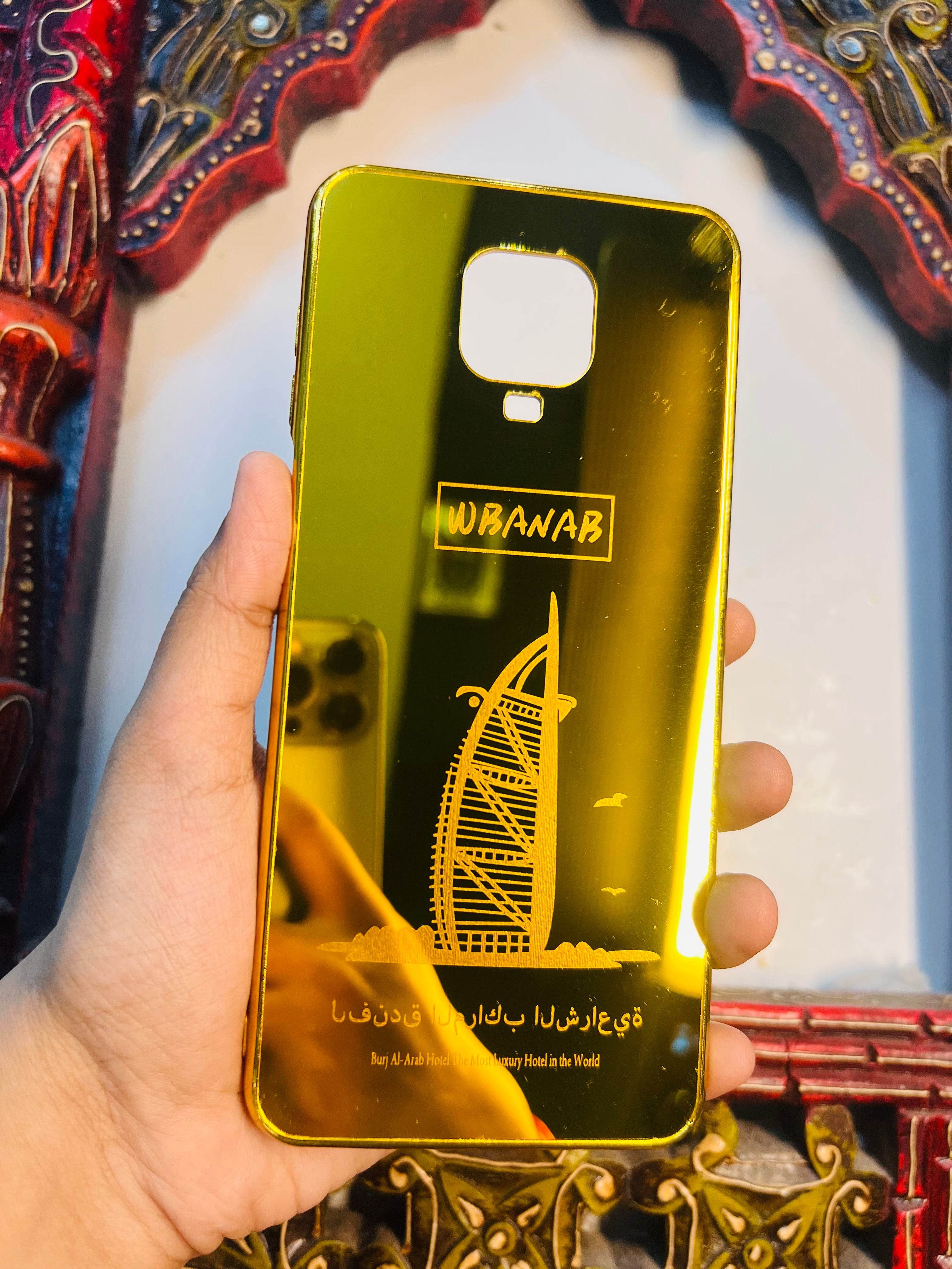 Premium Gold Plated Back Case Cover - Ship - Guleel