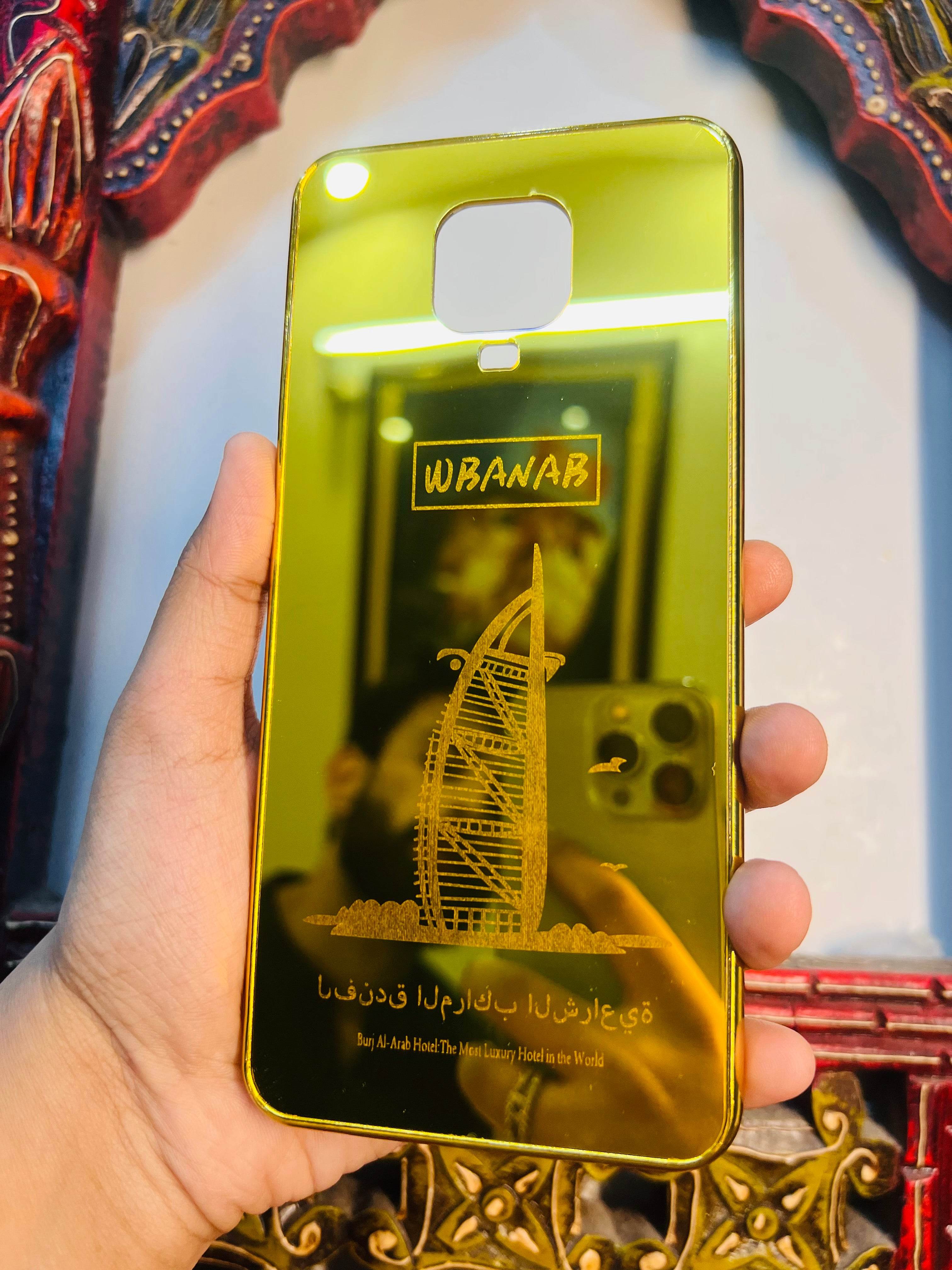 Premium Gold Plated Back Case Cover - Ship - Guleel