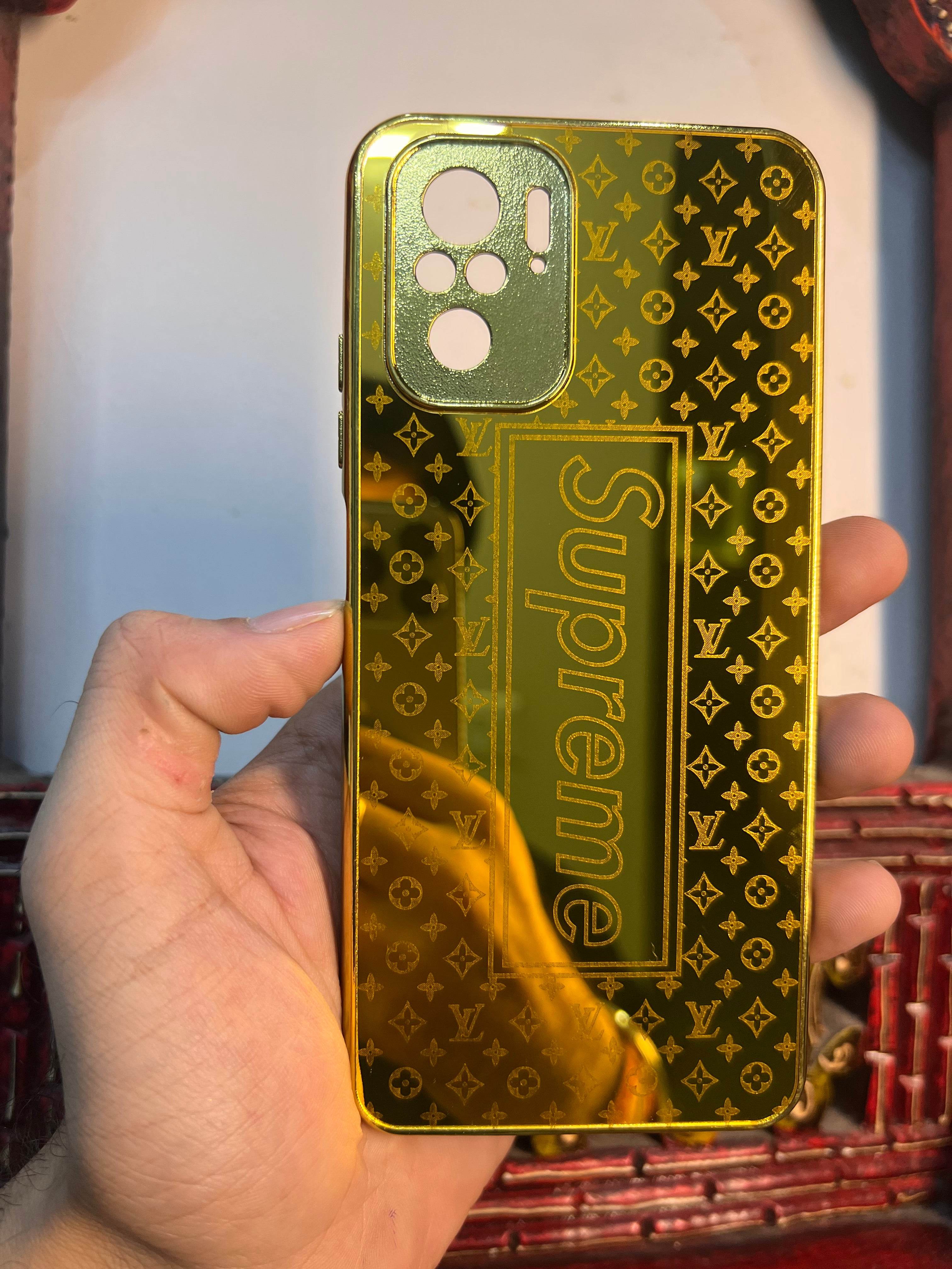 Premium Gold Plated Back Case Cover - Supreme LV Mix - Guleel
