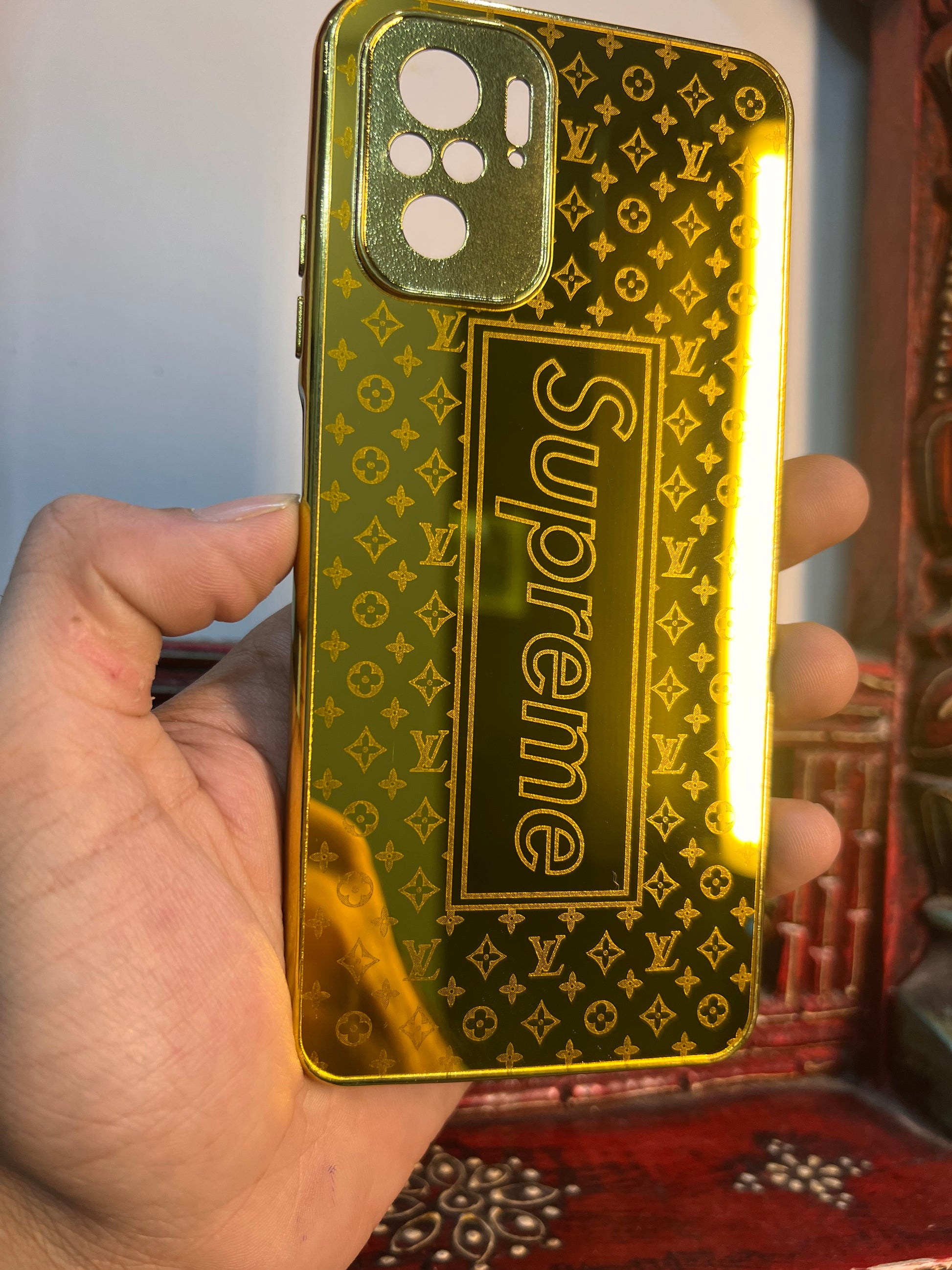 Premium Gold Plated Back Case Cover - Supreme LV Mix – Guleel