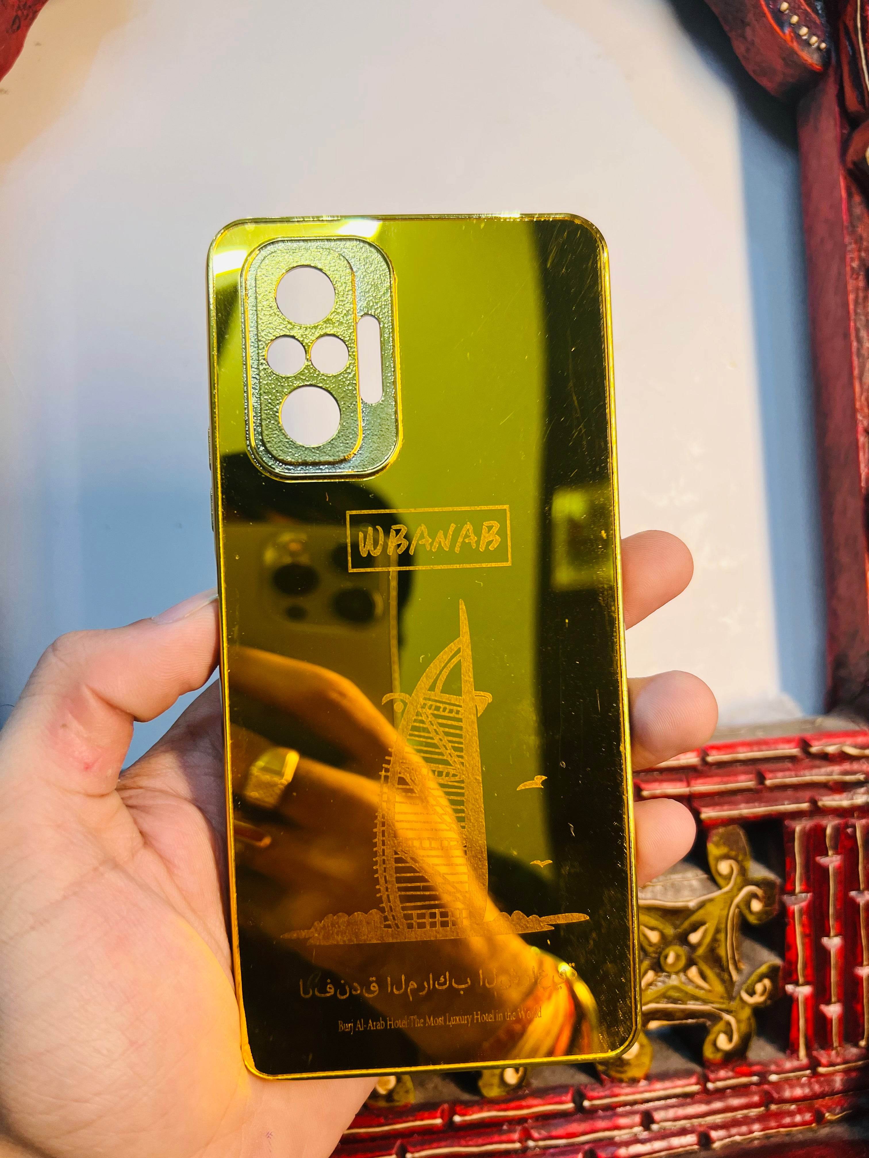 Premium Gold Plated Back Case Cover - Ship - Guleel