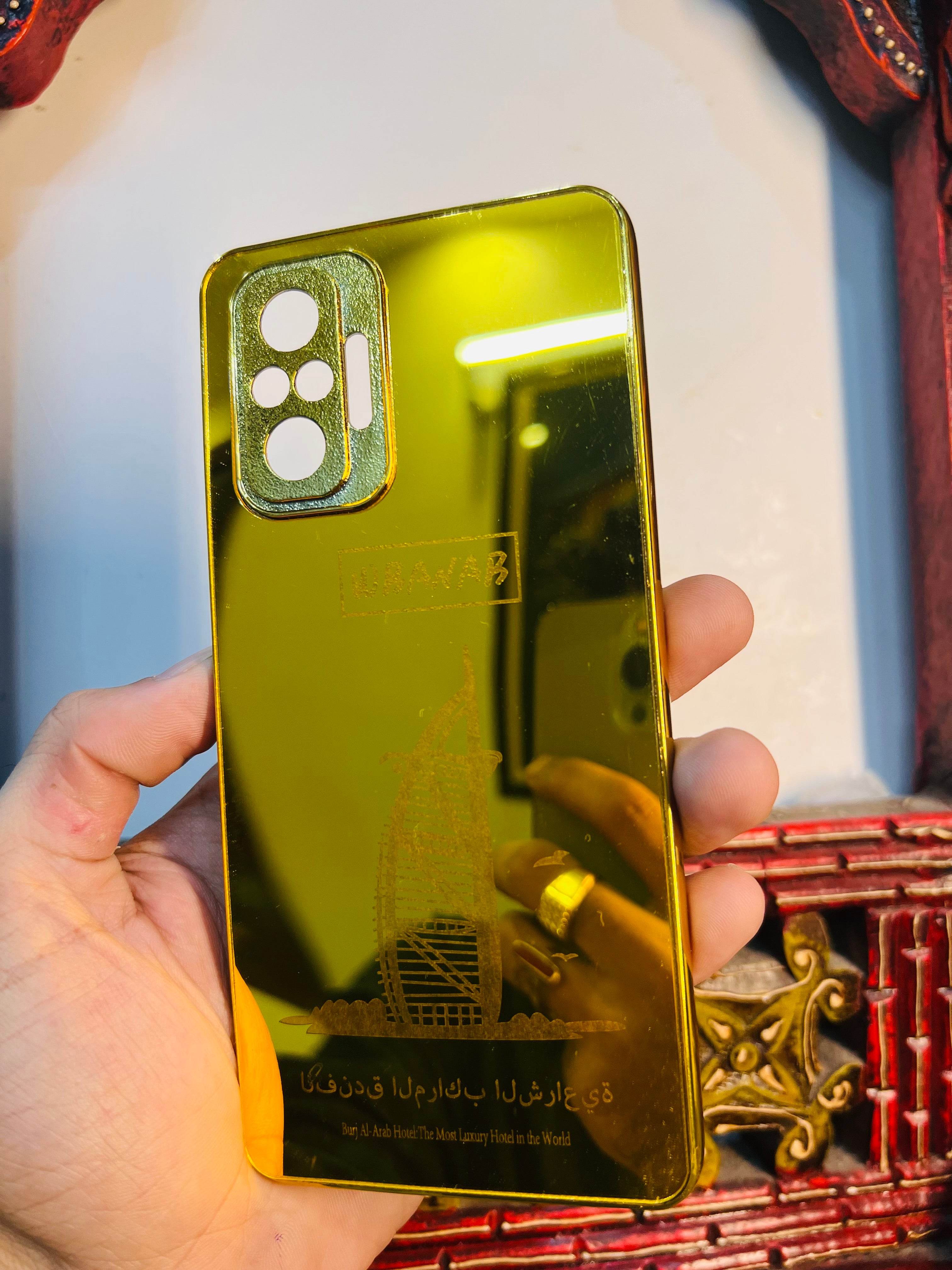 Premium Gold Plated Back Case Cover - Ship - Guleel