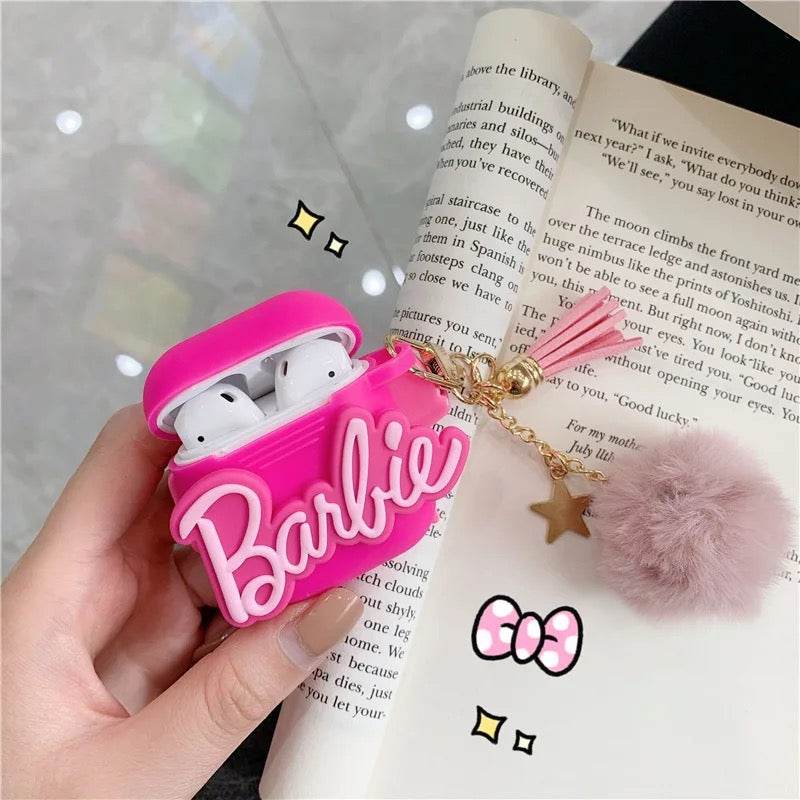 Airpod's 1 Cute Cartoon Silicone Apple Airpod's Case Cover ( Airpods Not Included ) - Barbie Special Edition - Guleel