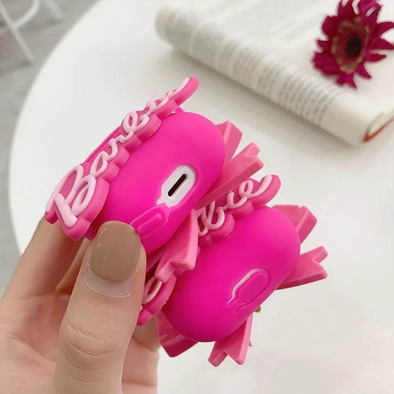 Airpod's 1 Cute Cartoon Silicone Apple Airpod's Case Cover ( Airpods Not Included ) - Barbie Special Edition - Guleel