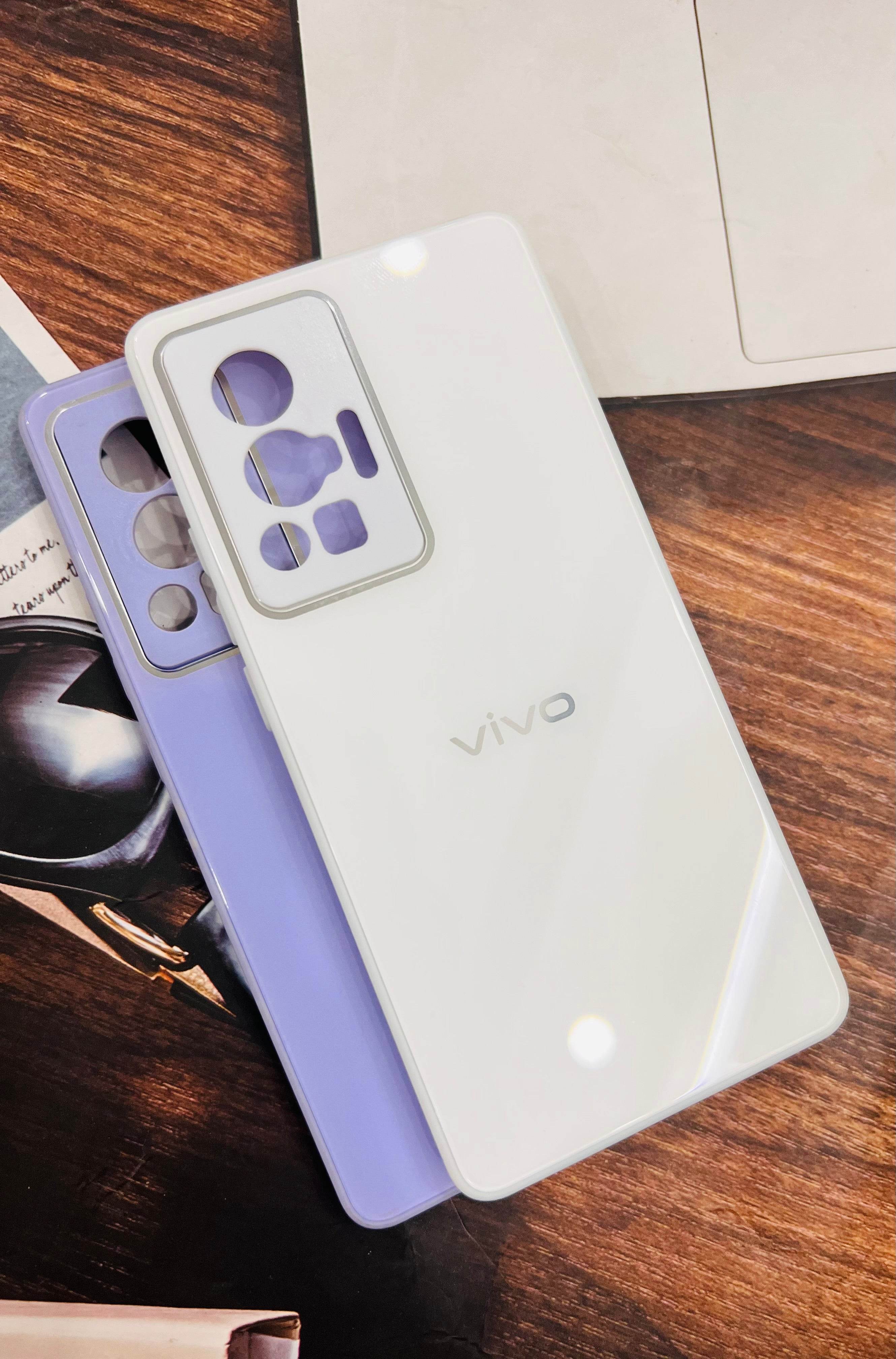 Vivo X70 Pro Premium Shockproof Glass Case Cover - White - Guleel