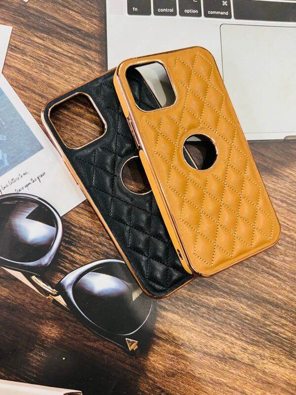 iPhone 11 Premium Leather Finish Case - Brown - Guleel