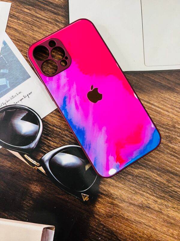 iPhone 12 Pro Max Premium Glass Finish Case - Tye Dye - Guleel