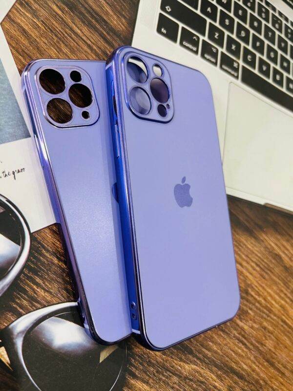 iPhone 12 Pro Max Camera Protection Logo Cover - Lavender - Guleel
