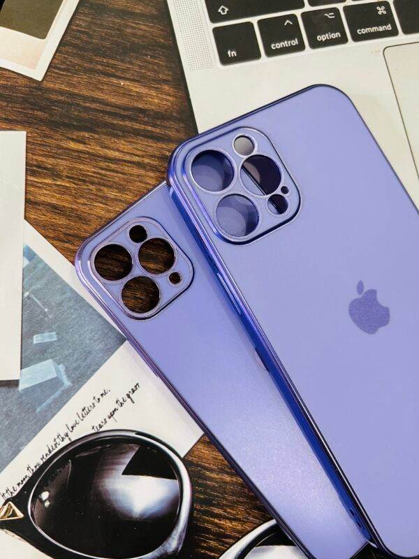 iPhone 12 Pro Max Camera Protection Logo Cover - Lavender - Guleel