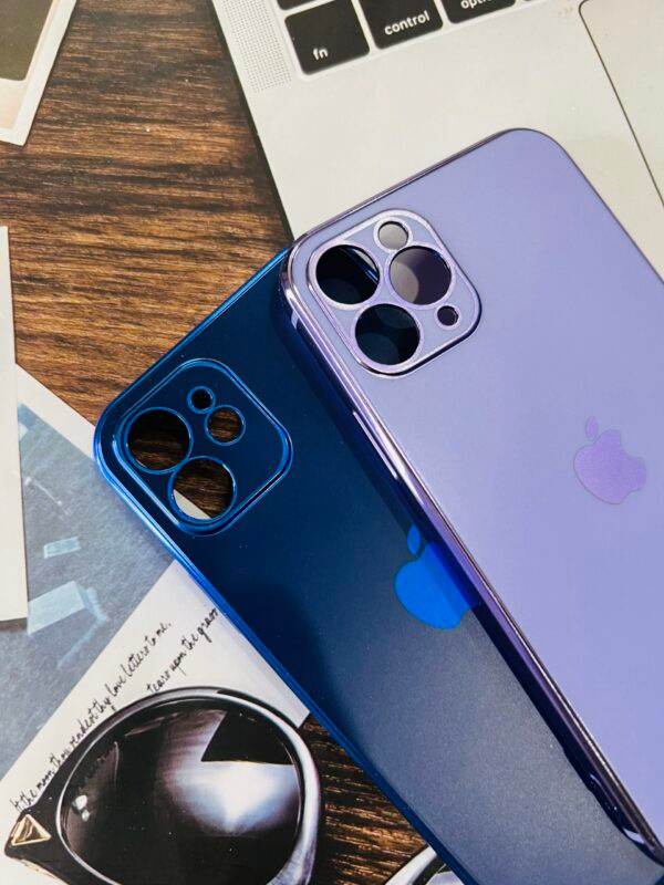 iPhone 12 Premium Shockproof Silicone Back Cover - Dark Blue - Guleel