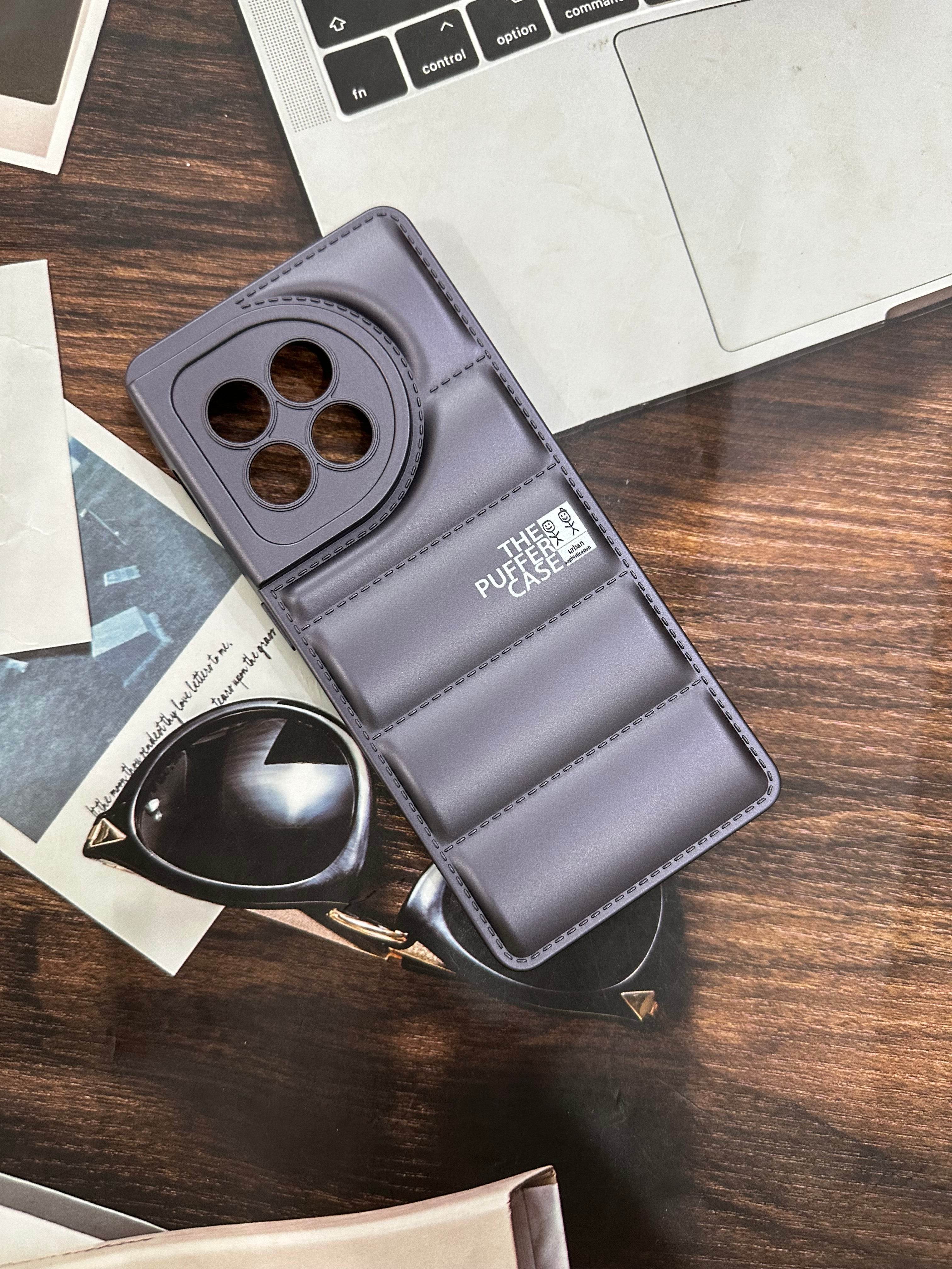 OnePlus 11R Premium Cushion Silicone Classy Finish Case Cover - Purple - Guleel
