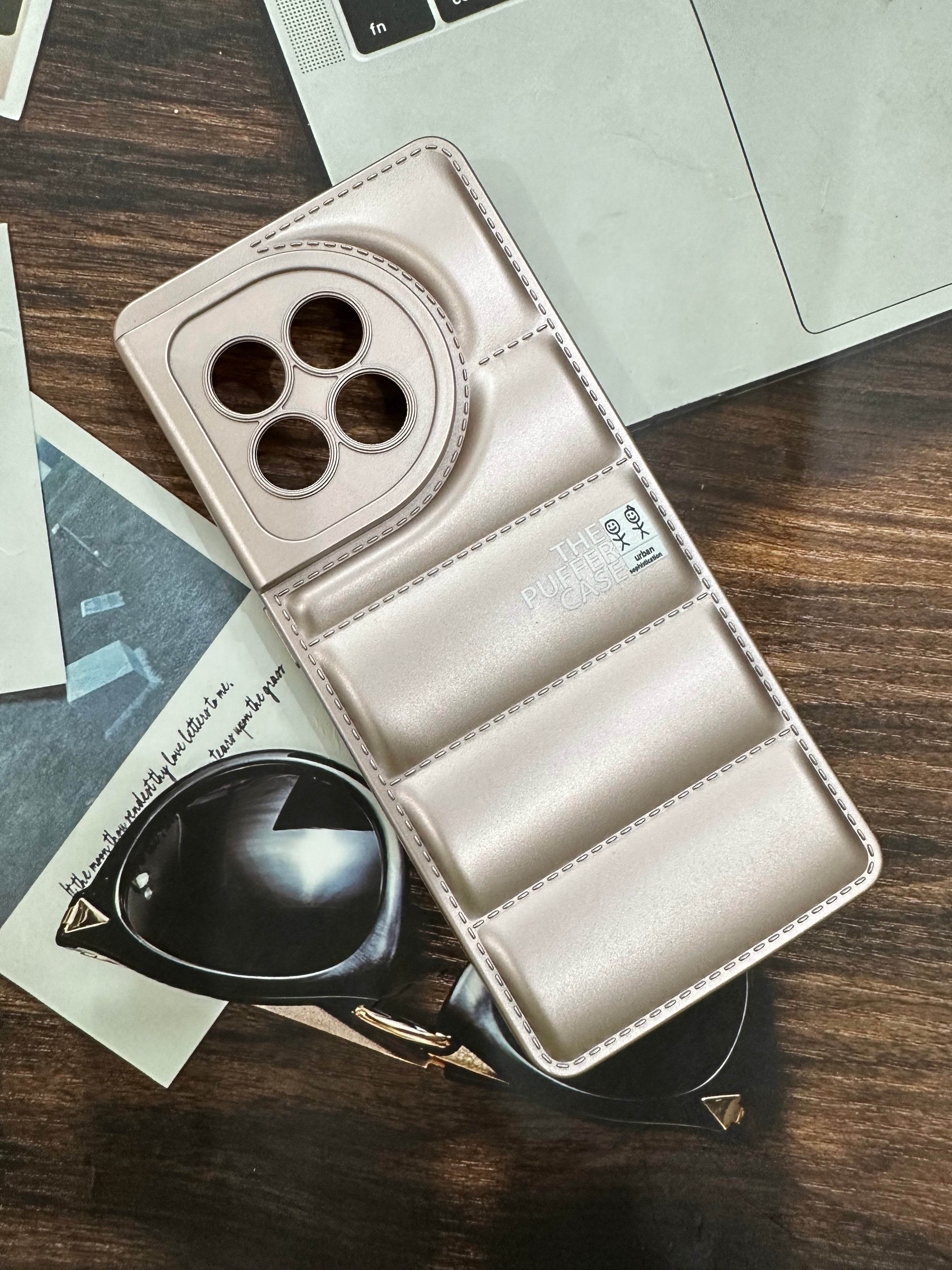 OnePlus 11R Premium Cushion Silicone Classy Finish Case Cover - Rose Gold - Guleel