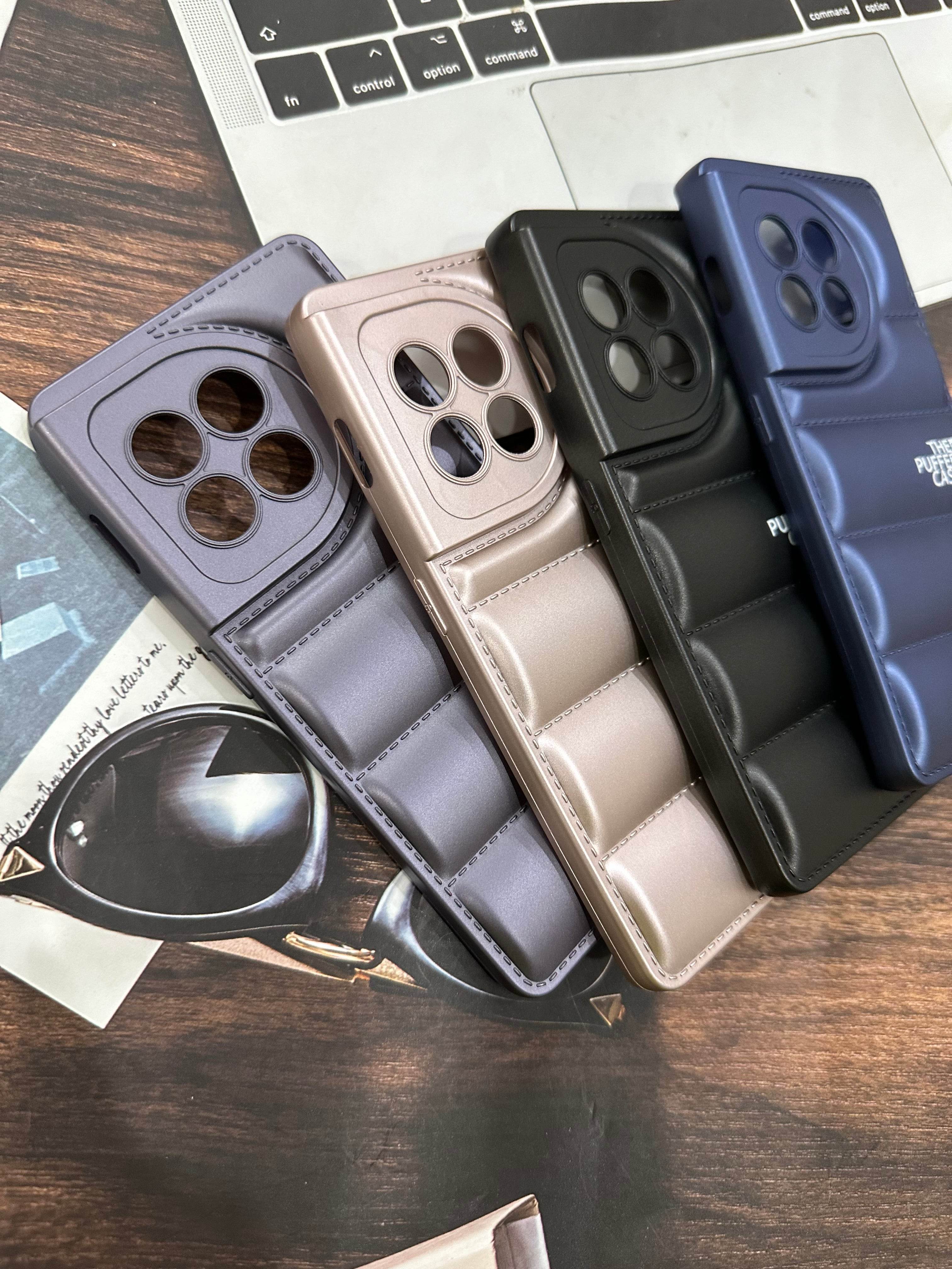 OnePlus 11R Premium Cushion Silicone Classy Finish Case Cover - Rose Gold - Guleel