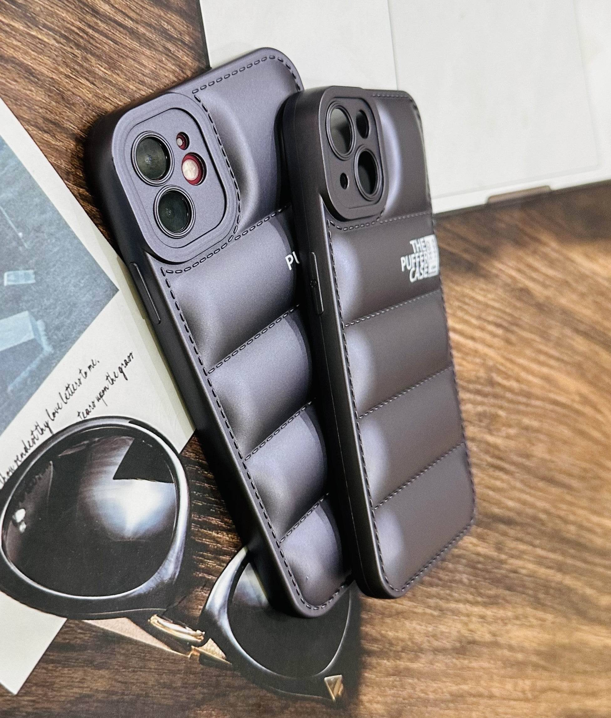 iPhone 11 Premium Cushion Silicone Classy Finish Case Cover - Purple - Guleel