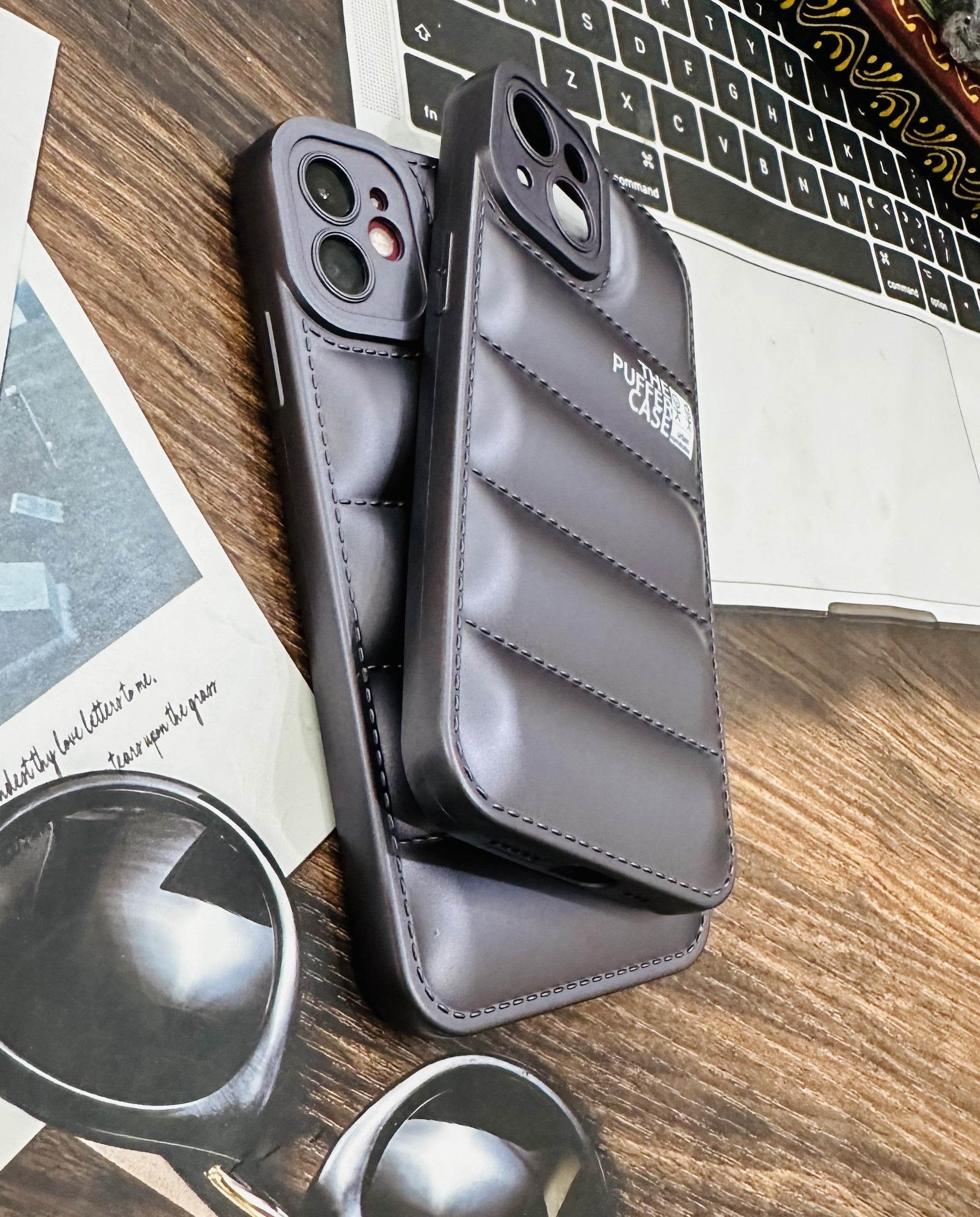 iPhone 11 Premium Cushion Silicone Classy Finish Case Cover - Purple - Guleel