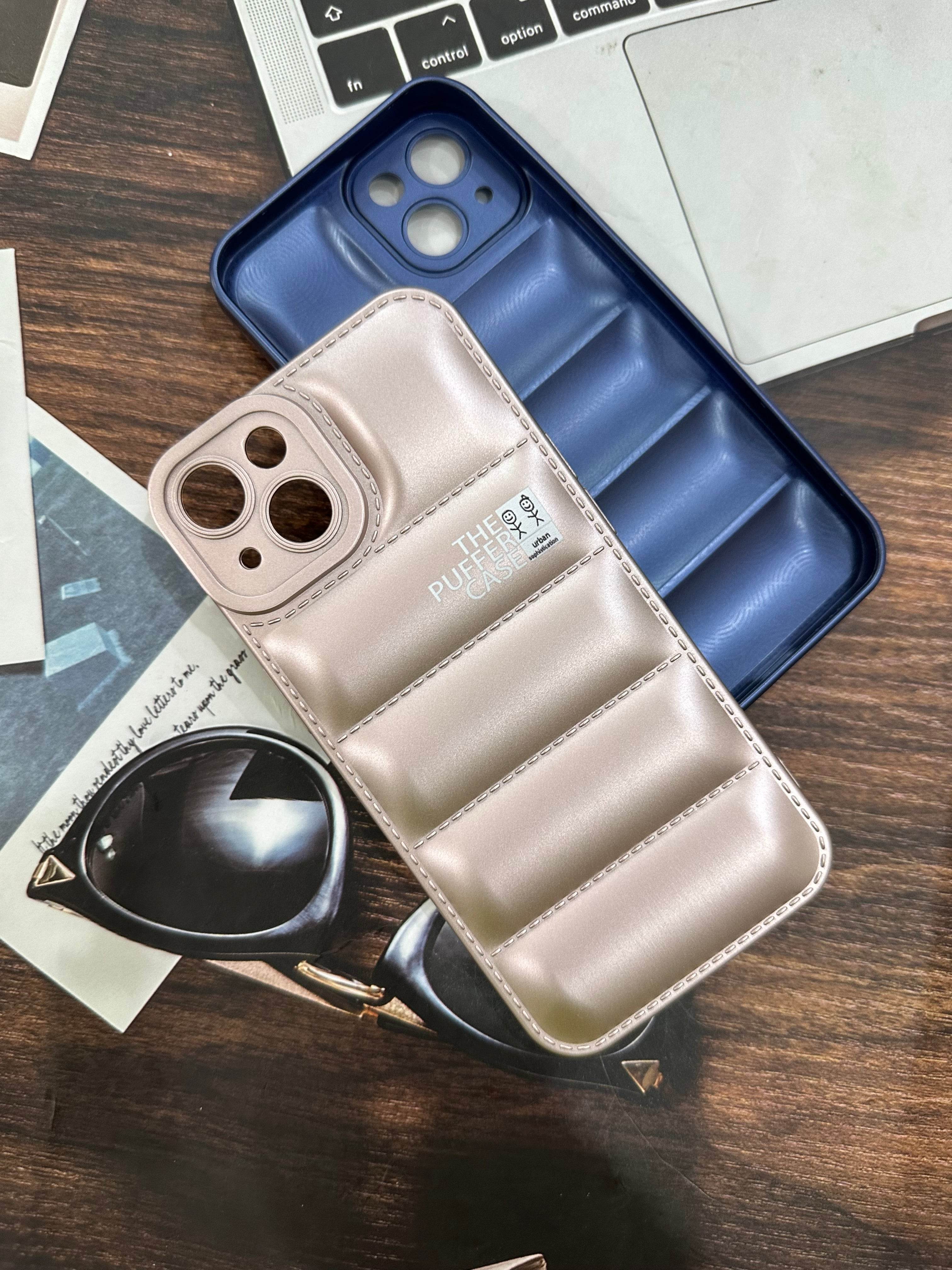 iPhone 12 Pro Max Premium Cushion Silicone Classy Case Cover- Rose Gold - Guleel