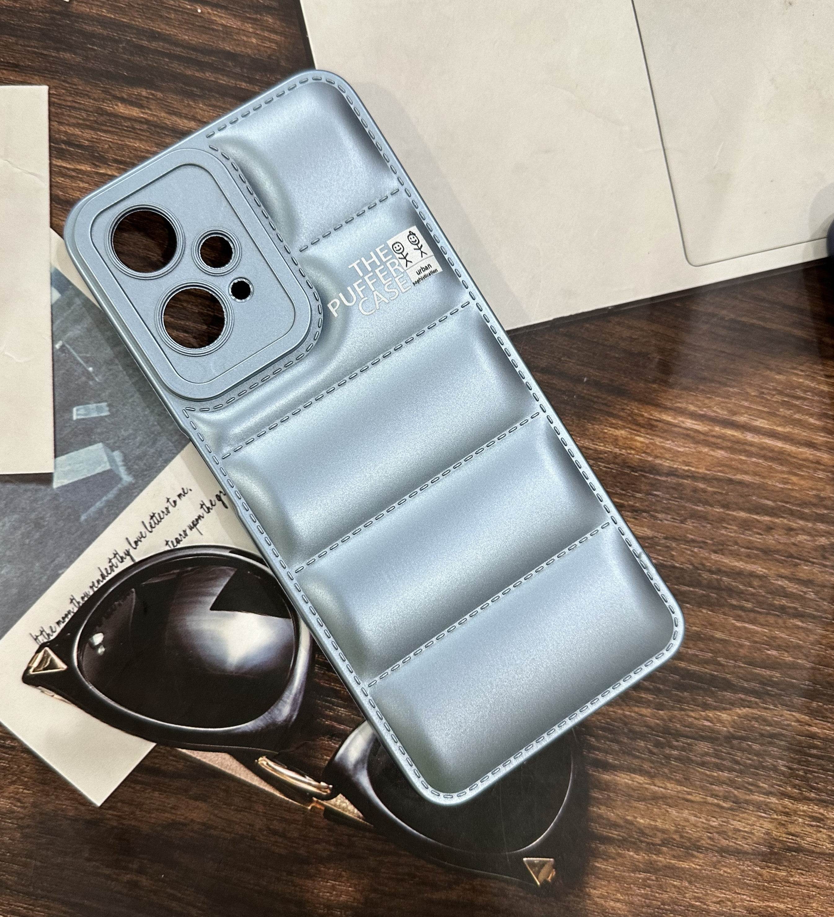 OnePlus Nord CE 2 Lite 5G Premium Cushion Silicone Classy Finish Case Cover - Light Blue - Guleel