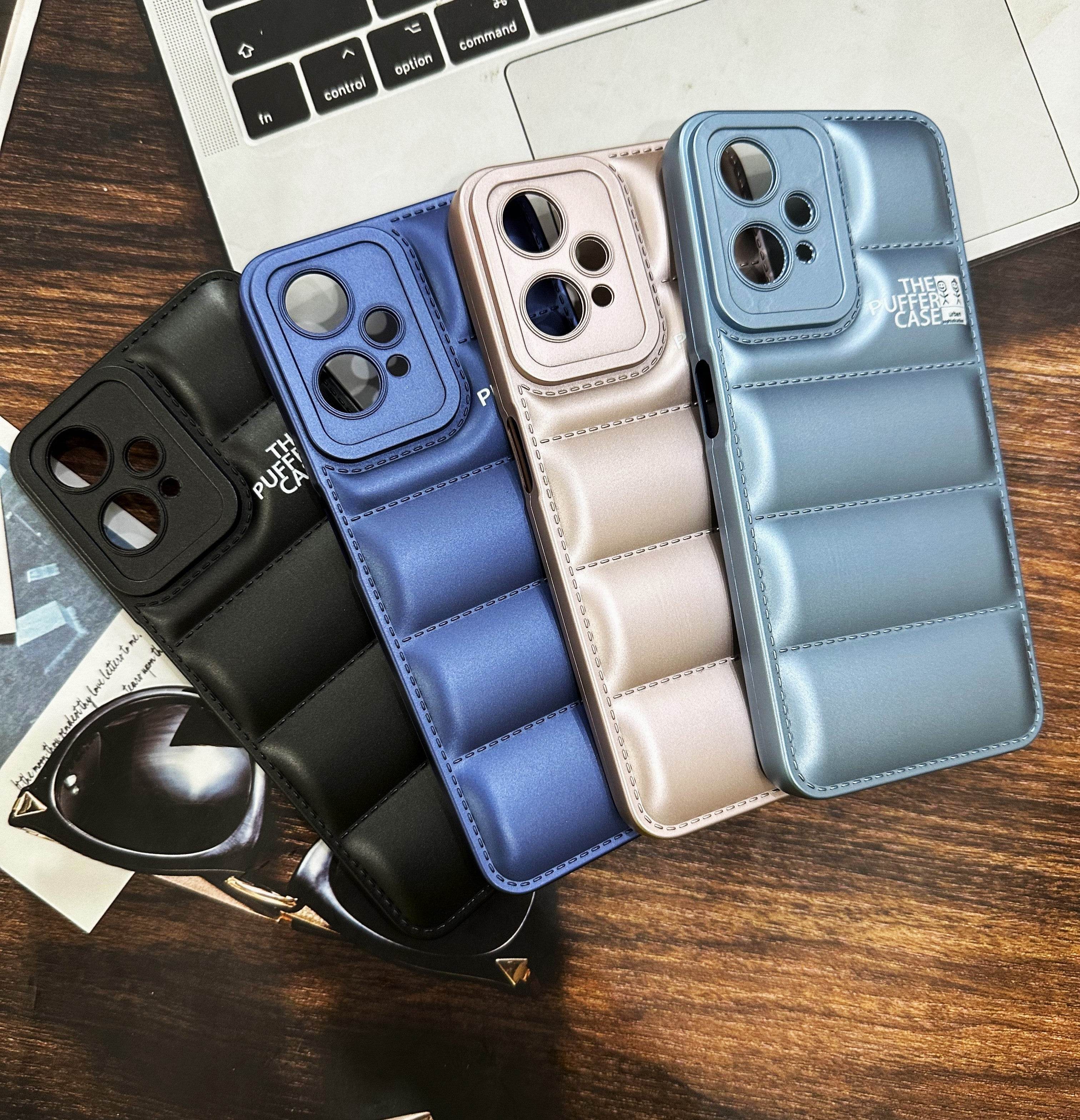 OnePlus Nord CE 2 Lite 5G Premium Cushion Silicone Classy Finish Case Cover - Light Blue - Guleel