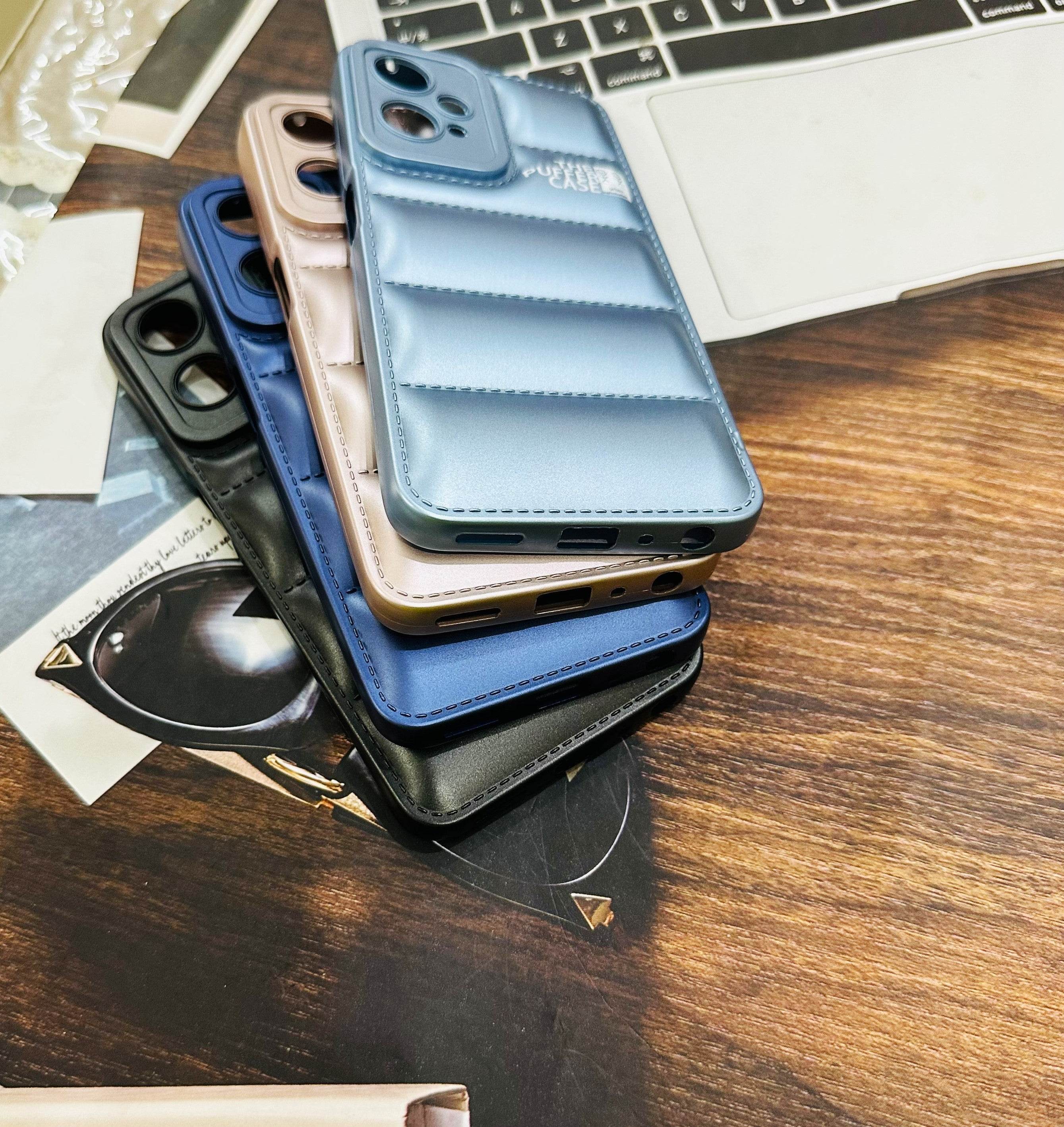 OnePlus Nord CE 2 Lite 5G Premium Cushion Silicone Classy Finish Case Cover - Light Blue - Guleel