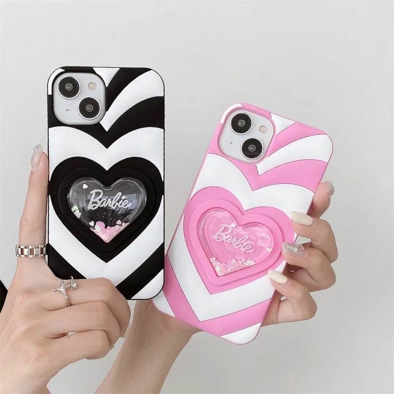Cute Barbie Silicone Case Cover - PInk - Guleel