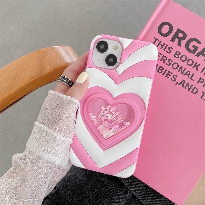 Cute Barbie Silicone Case Cover - PInk - Guleel