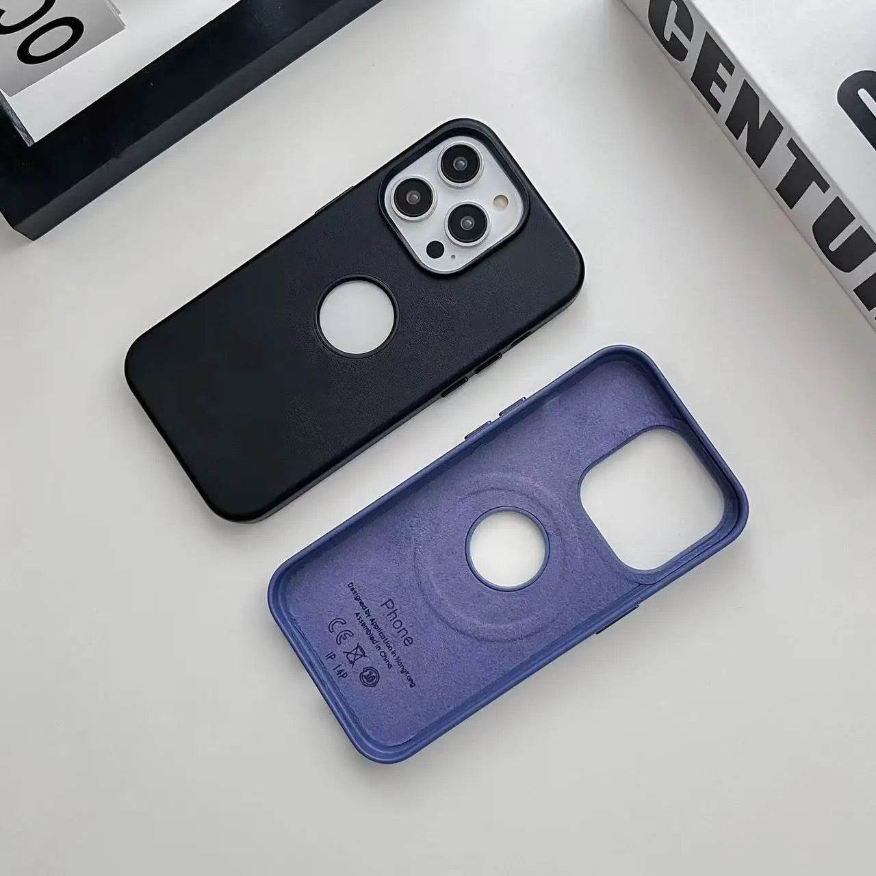 Premium Leather Magsafe Compatible Shockproof Back Covers - Guleel